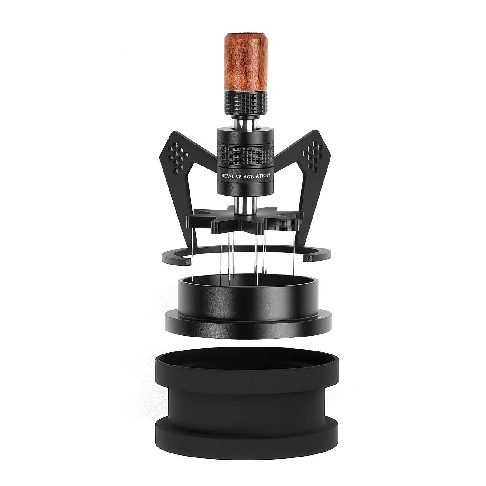 Ikape Mantis Wdt Distribution Tool, V3-58.5Mm Espresso Stirrer Distribution Tool For Barista - 8 Needle Espresso Stirrer With Do