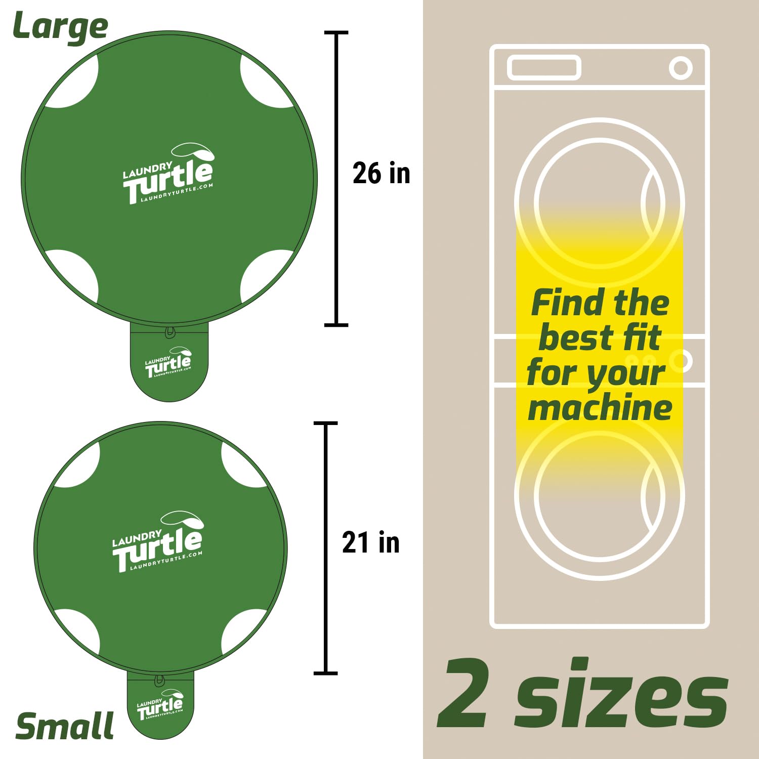 Laundry Turtle Large 26'' Collapsible Laundry Basket | Revolutionary Foldable Laundry Hamper & Laundry Basket For Dirty Clothes