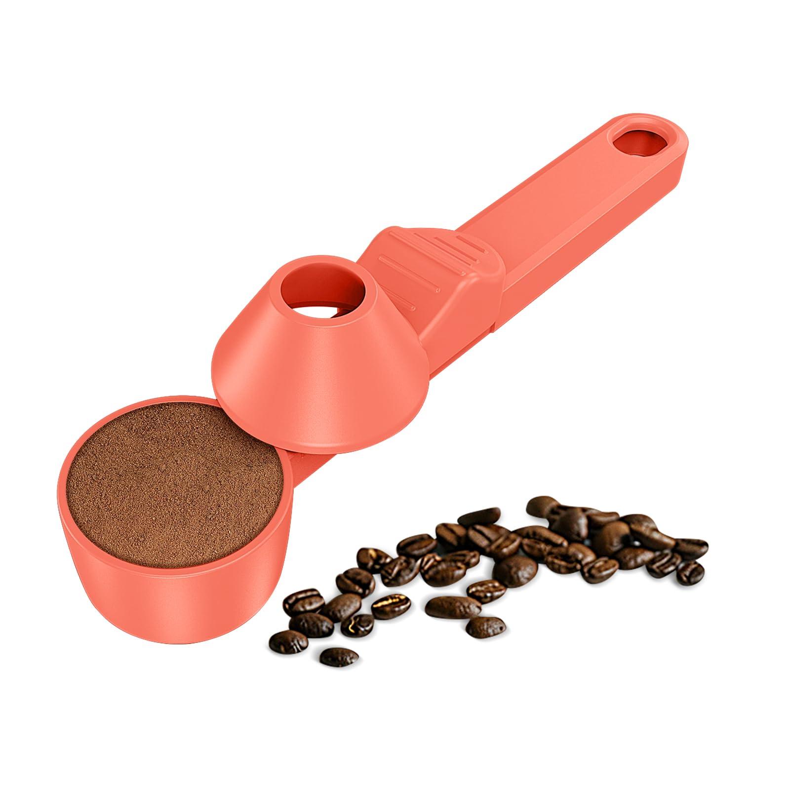 Coffee Scoop & Funnel for Reusable K Cup Refillable Coffee Pods, Coffee Measuring Spoon 2 Tablespoon Capacity, Scoop with Funnel