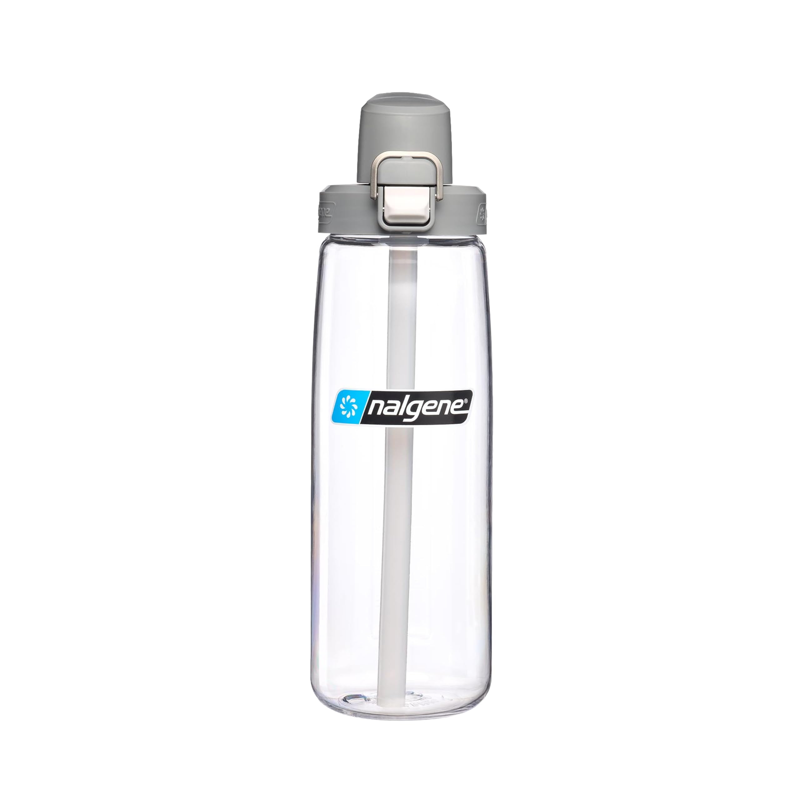 Nalgene 24 oz FreshFlow Straw Bottle, Clear