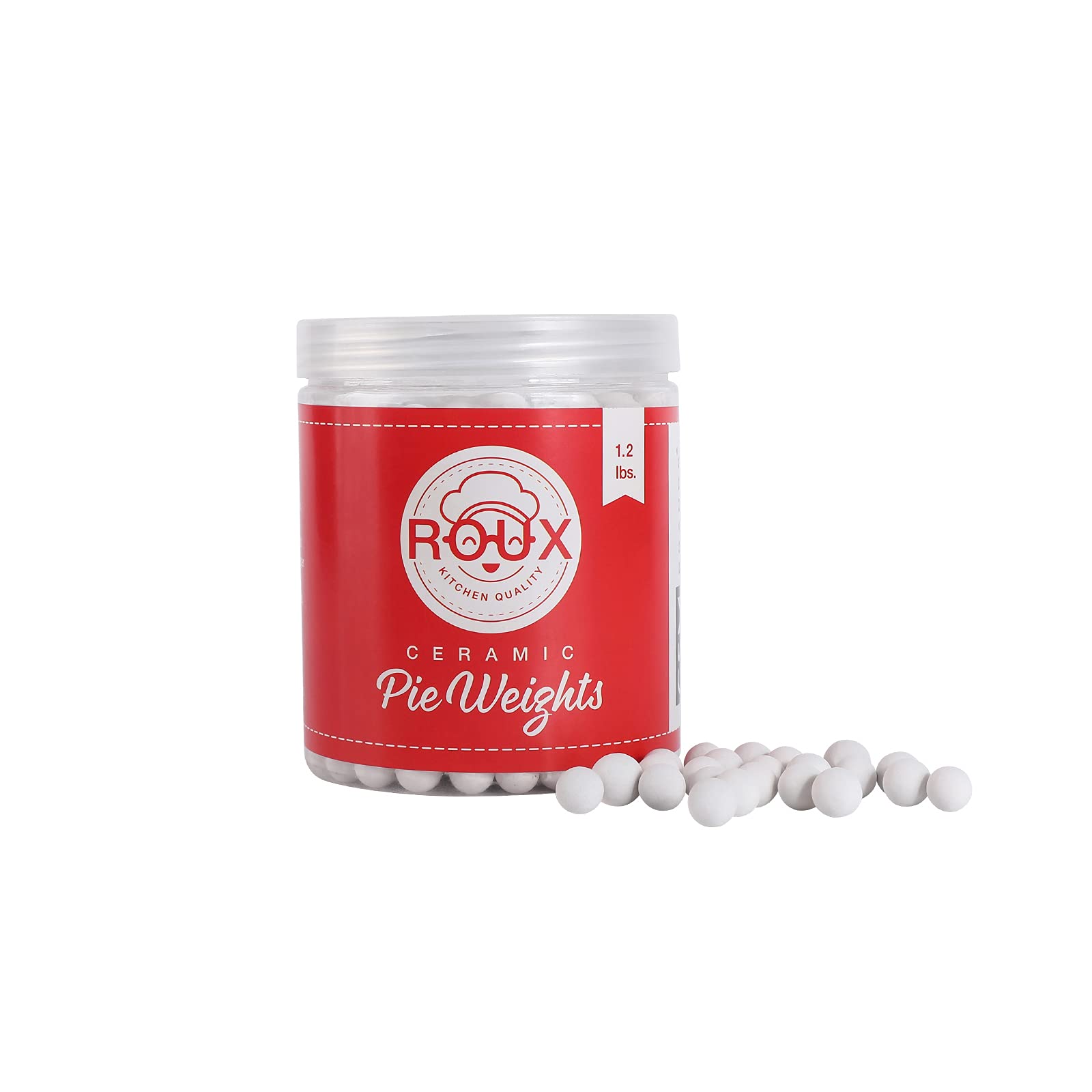 Gsm Brands Ceramic Pie Weights For Blind Baking Crust, 1.2 Pounds Of Reusable Beans (10Mm)