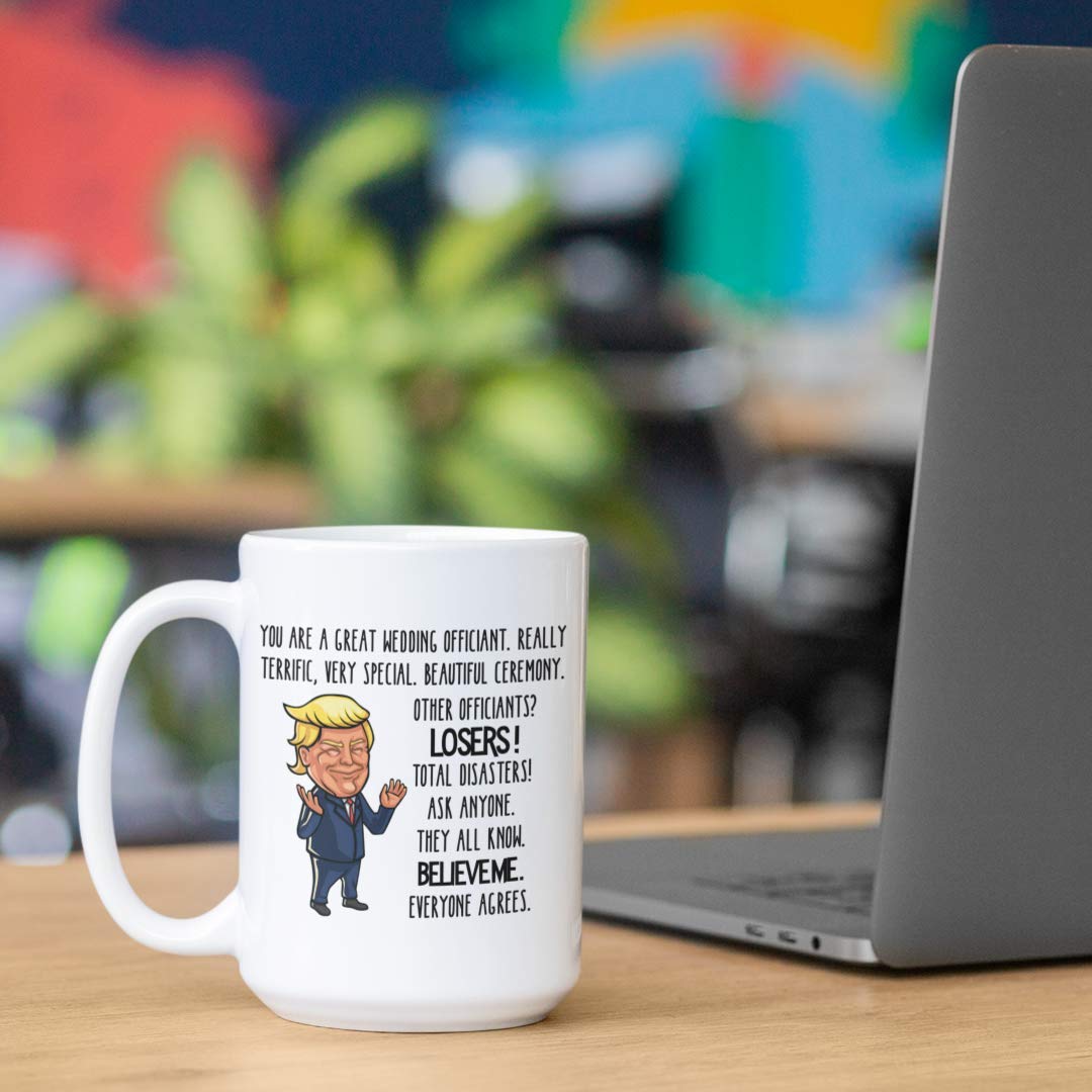 Trump Mug For Wedding Officiant Gift Ideas For Thank You Gag Gifts For Men And Women