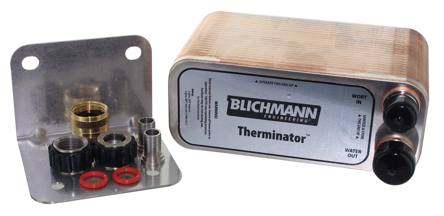 Blichmann Therminator Stainless Wort Chiller W/ Therminator Backflush Assembly