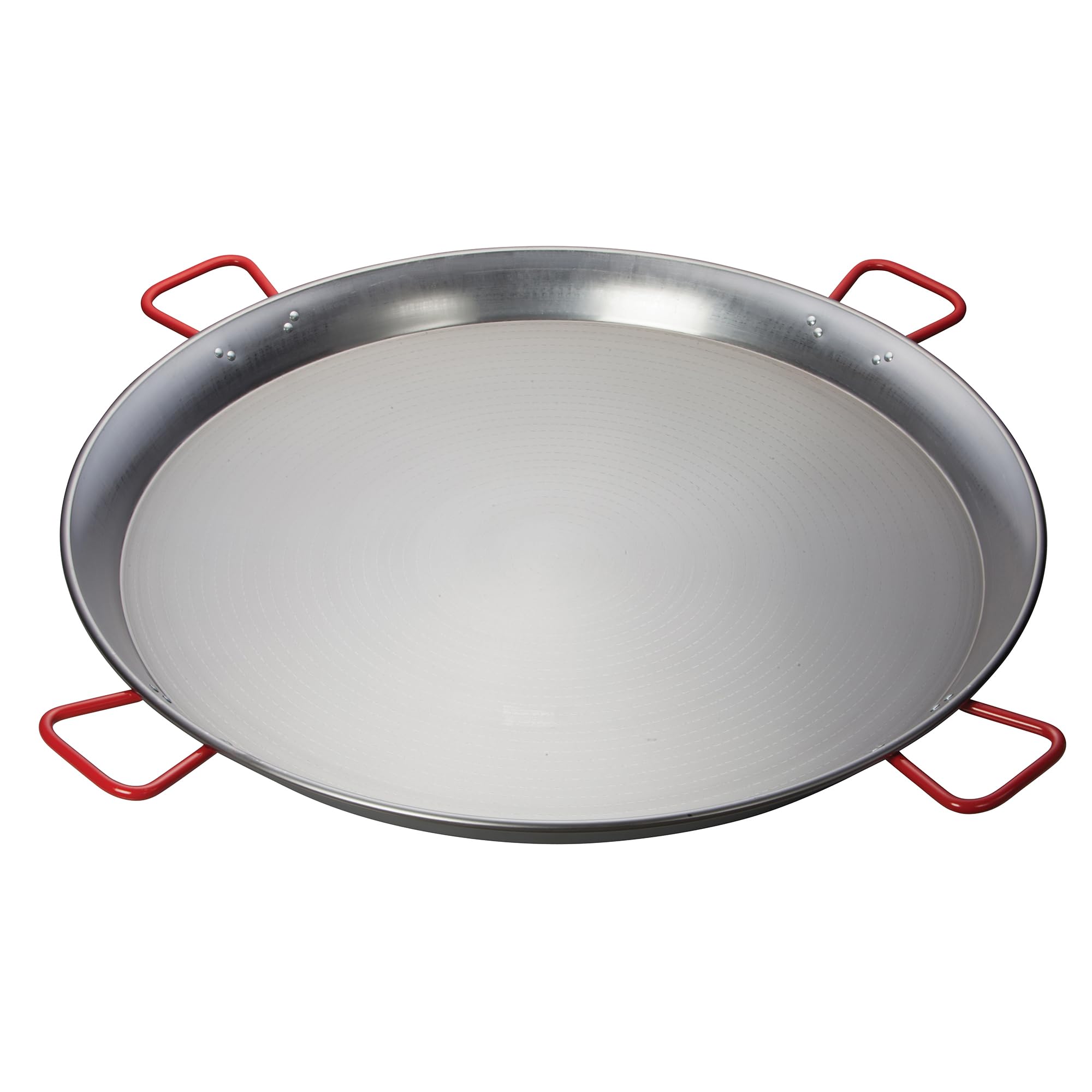 Winco 35-1/2 Paella Pan, Polished Carbon Steel (Spain)