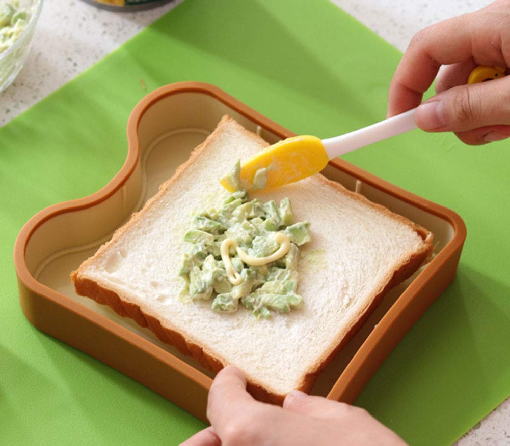 Mxy Sandwich Maker Cute Pocket Bread Mold Diy Sandwich Cutter Toast Mould Cookie Stamp Kit Food Deco (Pocket Mold)