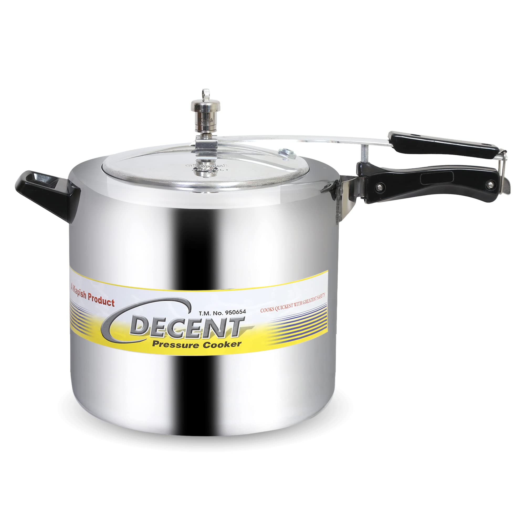 Decent Classic Aluminium 12 L Pressure Cooker (Aluminium) Isi Marked