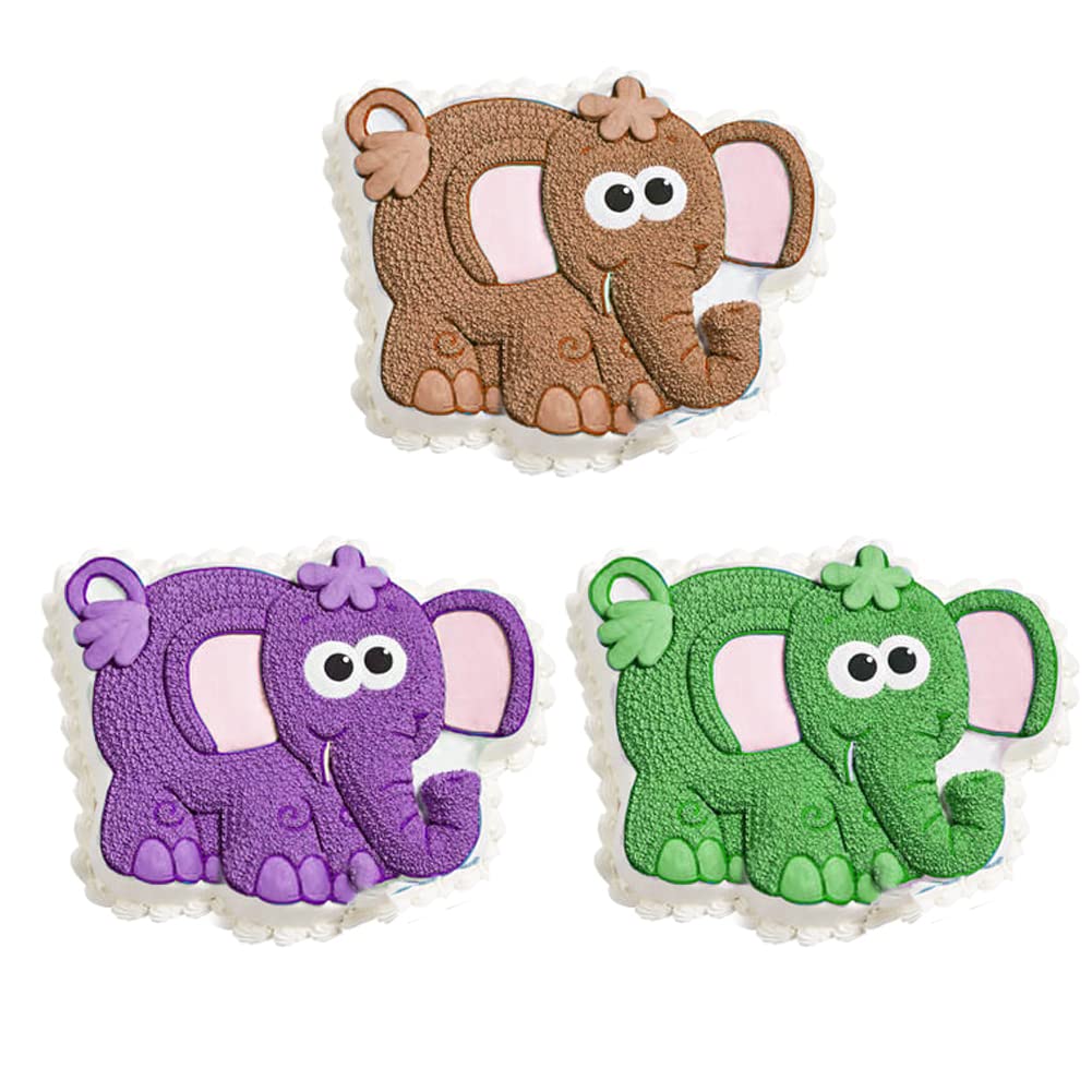 Pormasbenzer 10-Inch Elephant Shaped Cake Pan Mould Aluminum 3D Animal Diy Cake Baking Pan For Birthday, Anniversary, Party, Chr