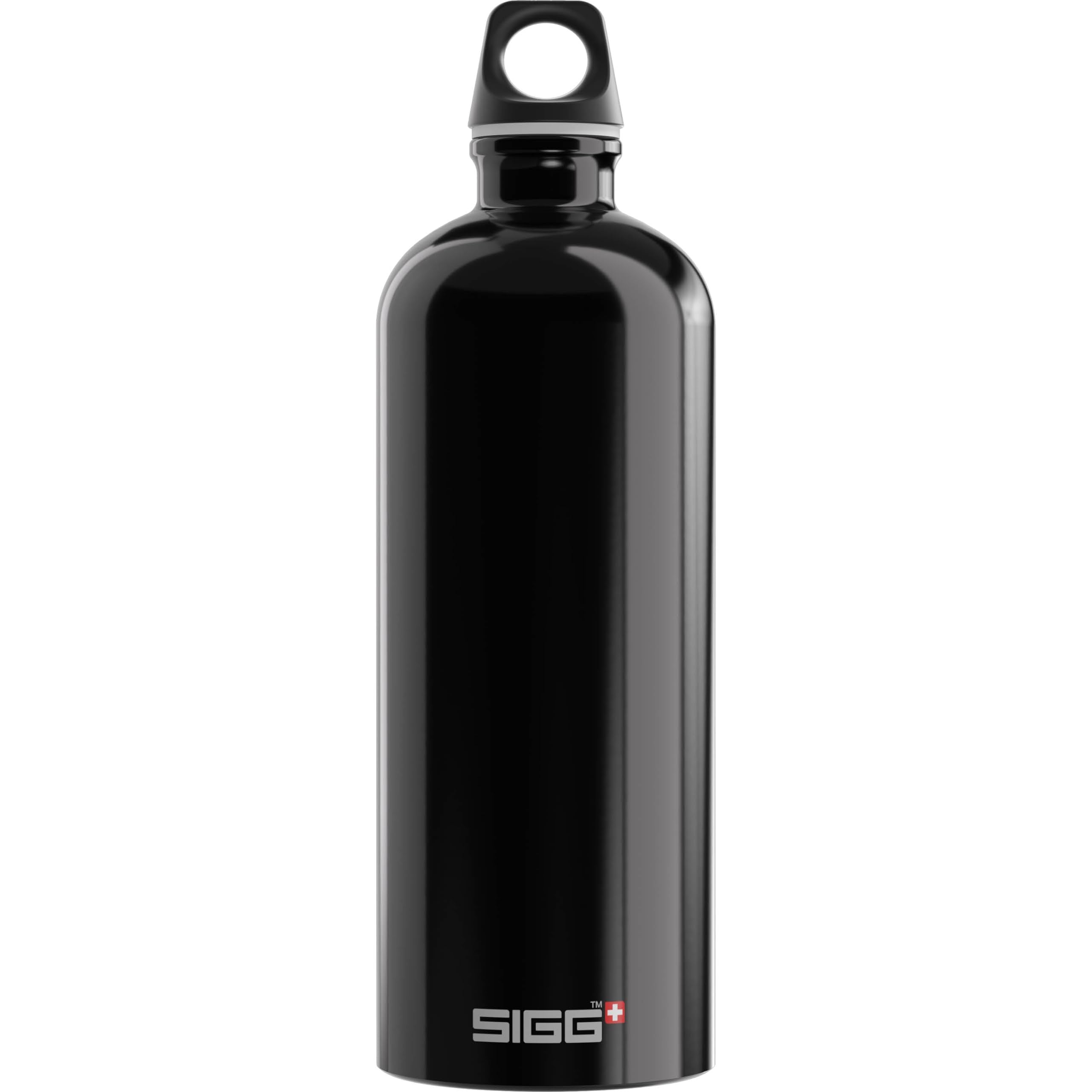 Sigg - Aluminum Water Bottle - Traveller Black - Climate Neutral Certified - Suitable For Carbonated Beverages - Leakproof & Lig
