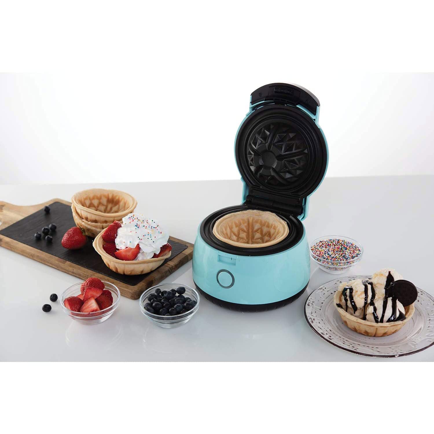 Brentwood Ts-1401Bl Waffle Maker, Blue, One Size