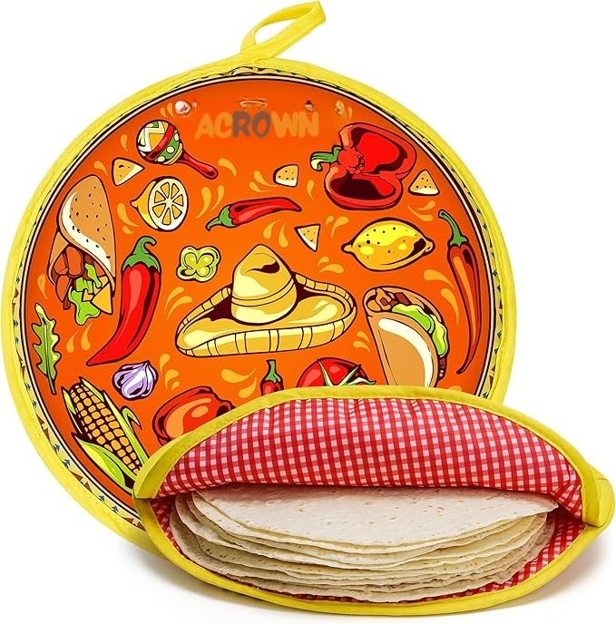 Acrown Roti Insulation Bag Food Insulation Roti Storage Bag, 2 Layer Thermal Pouch, Portable For Picnic Kitchen And Delivery (2)