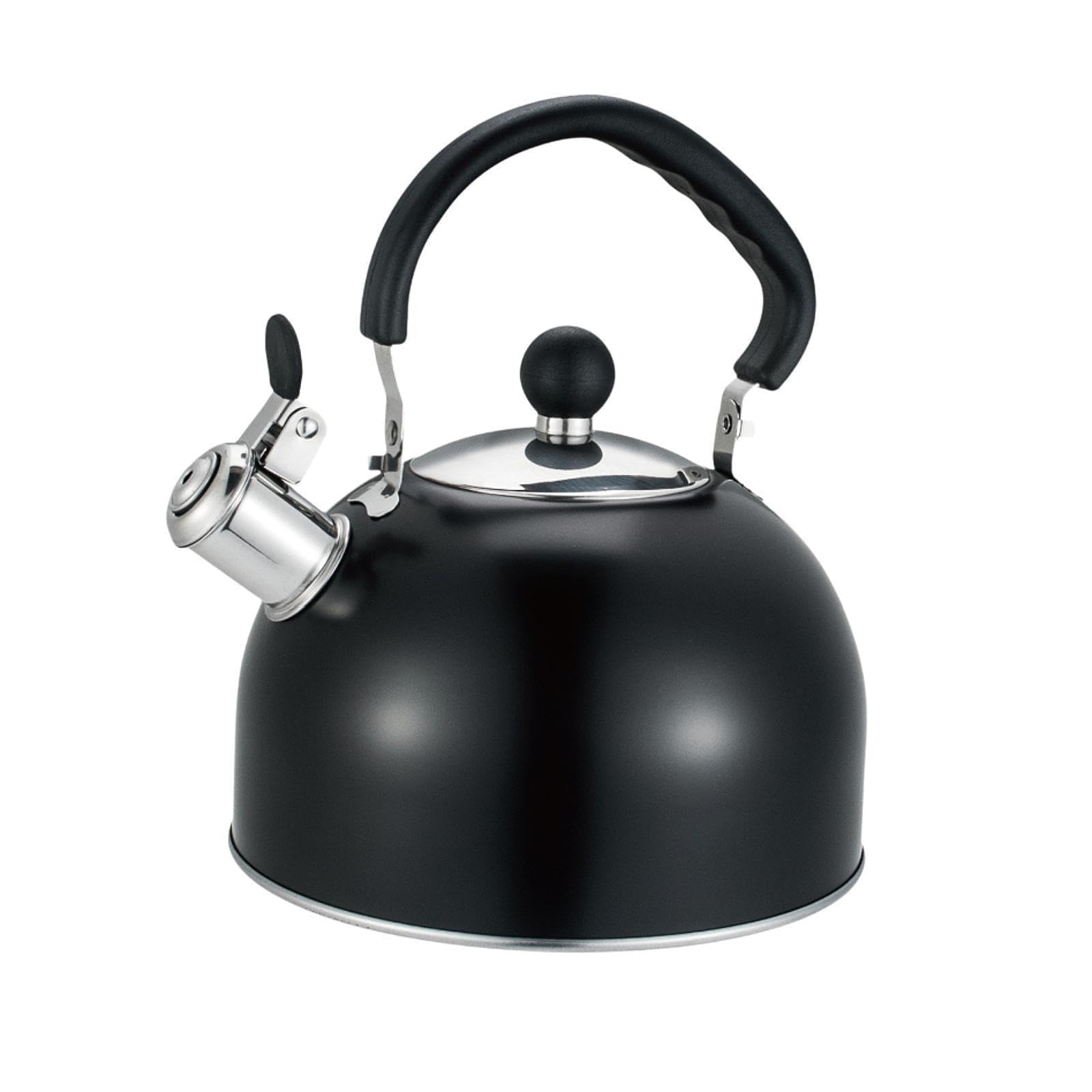 Ecomistiq Whistling Kettle With Handle Cooker Tea Forbarbecue Outdoor Black|Electric Kettles|Kettles & Machines|Coffee Espresso|