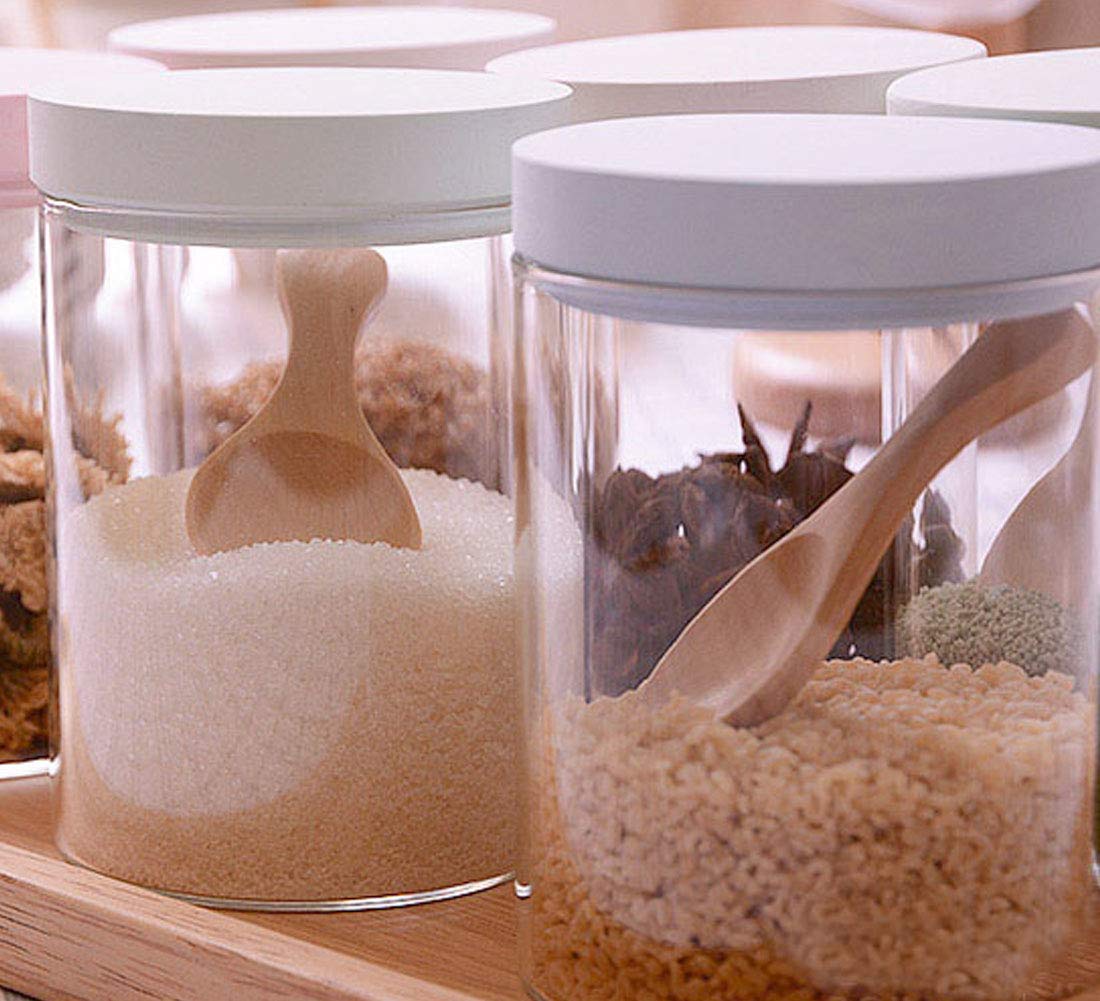 Small Wooden Salt Spoon - Buytra 20 Pack Mini Wood Spoon With Short Handle, Perfect For Small Jars Of Jam, Spices, Condiments, S