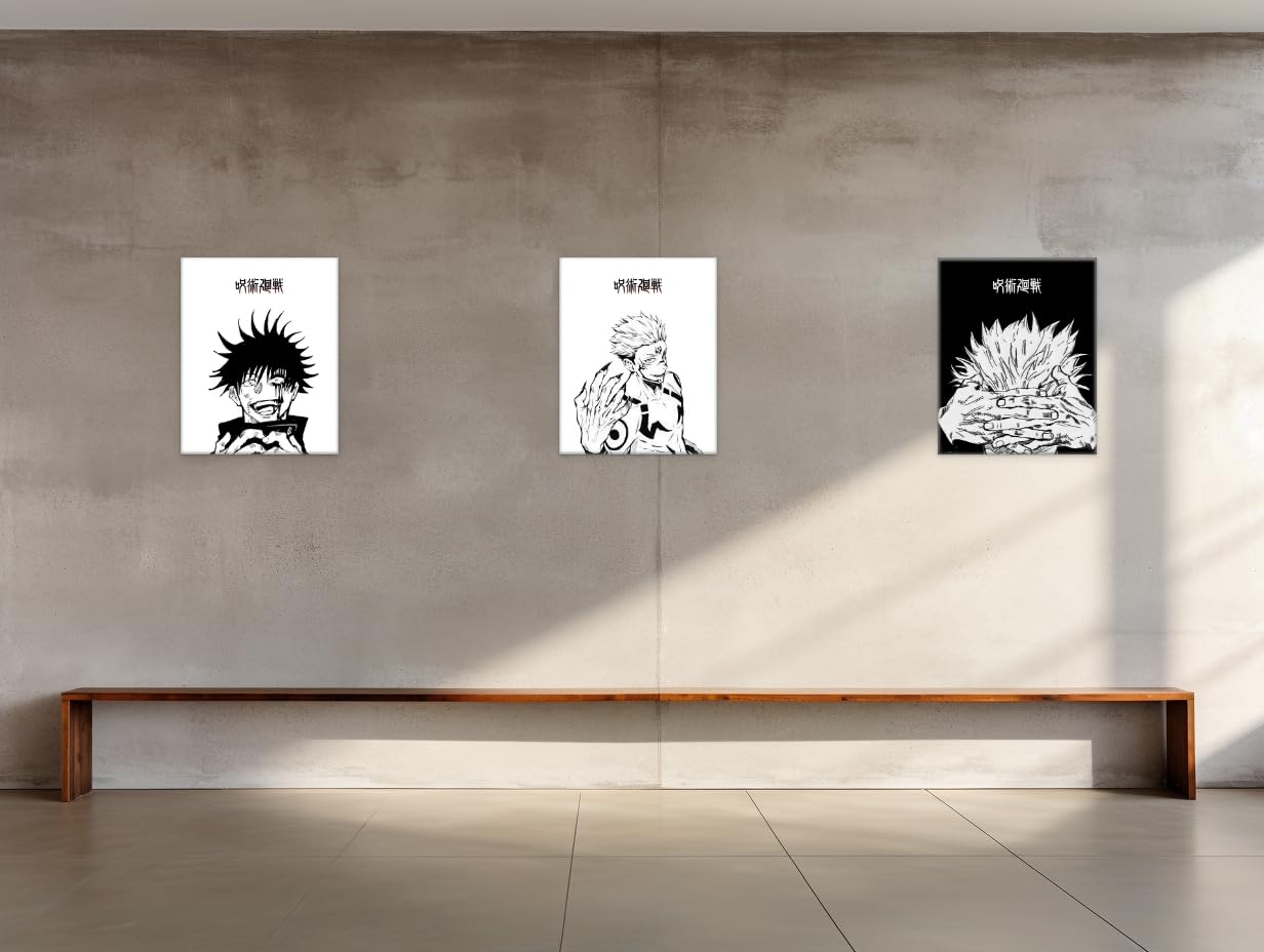 Ouroboros Art & Design - Jjk Sorcery Showdown: Jujutsu Kaisen Anime Poster Set - Manga Art - Anime Poster - Yuji Itadori - Gojo