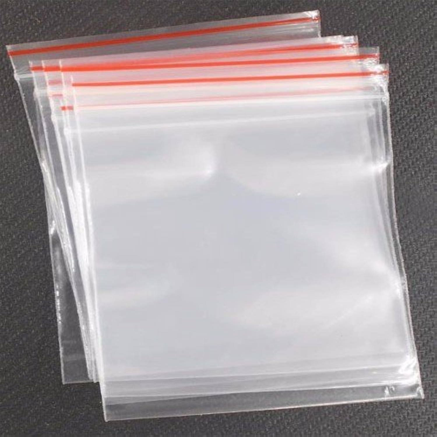 Dharansh | Polypropylene Zip Lock Pouch Bags Of 5 X 7 In Size, 100 Pieces, Transparent Reusable/Resealable Zip Lock Covers, 12.7