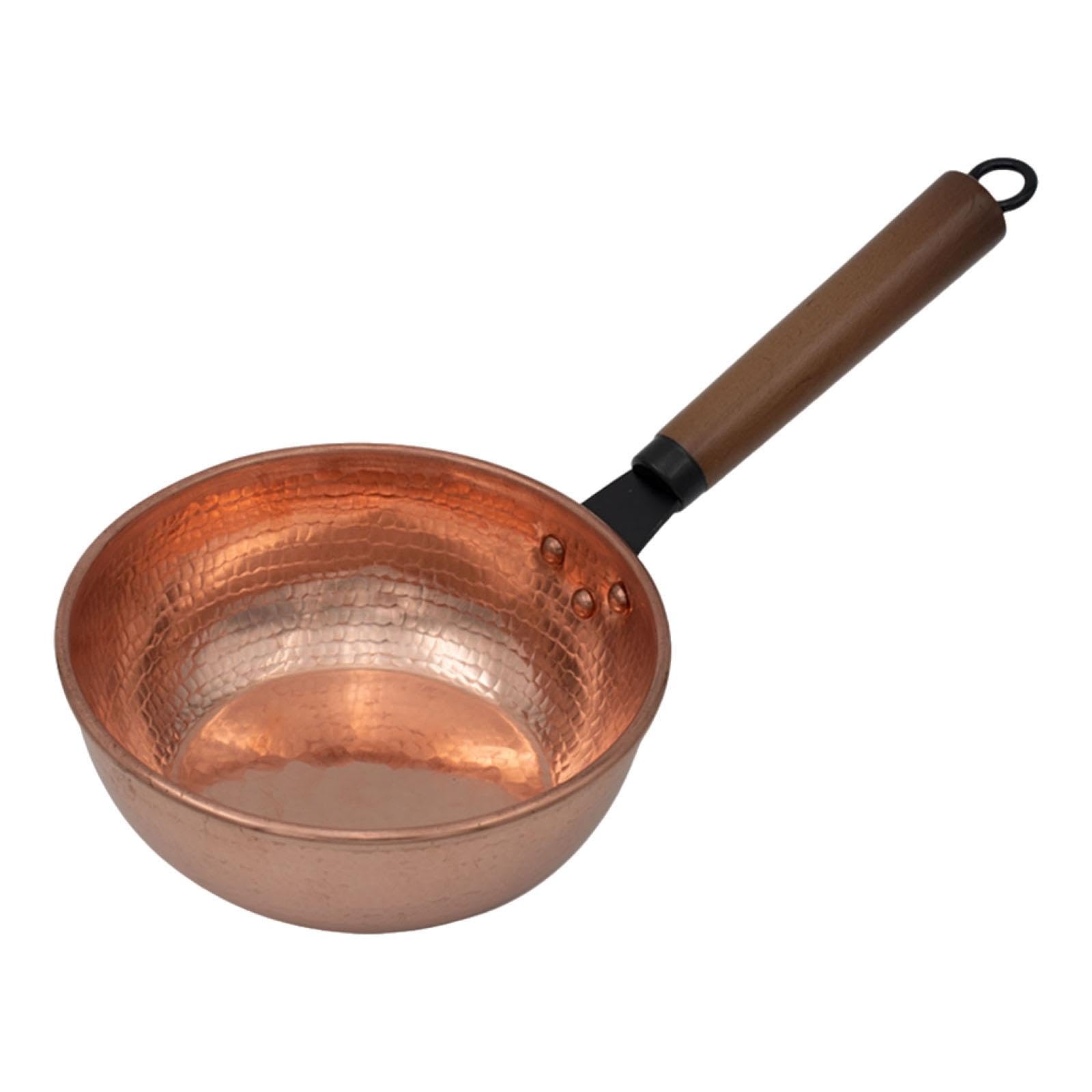 The Style Sutra Saucepan Wood Handle Cookware Wamer Pan Soup Pot For Restaurant Kitchen Home Flat Bottom