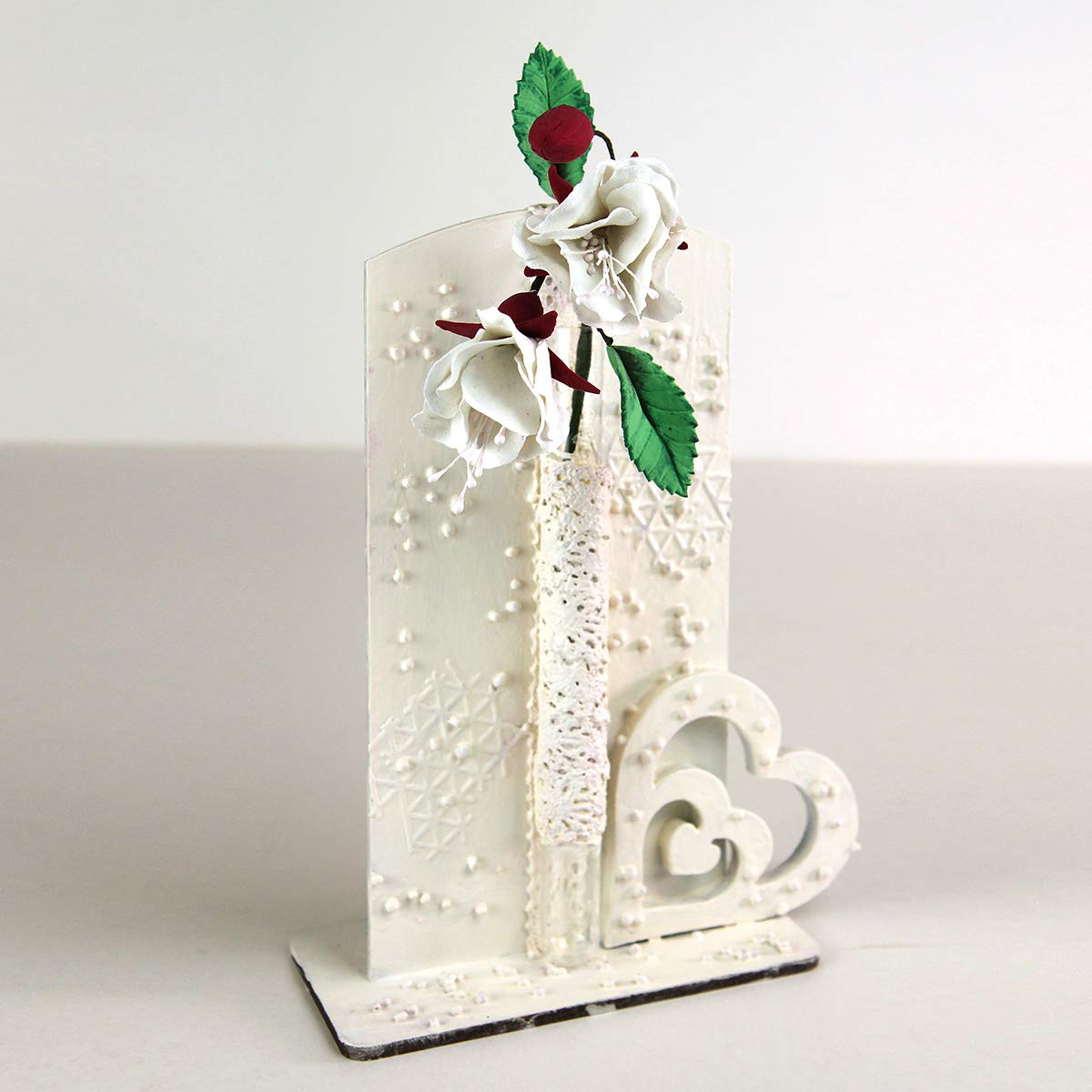 Flower Pro Cake Decorating Leaf Cutters (Set Of 4) By Katy Sue - Cut Leaves To 4 Different Sizes: 1) 1 X 0.6 Inch, 2) 1.4 X 0.8
