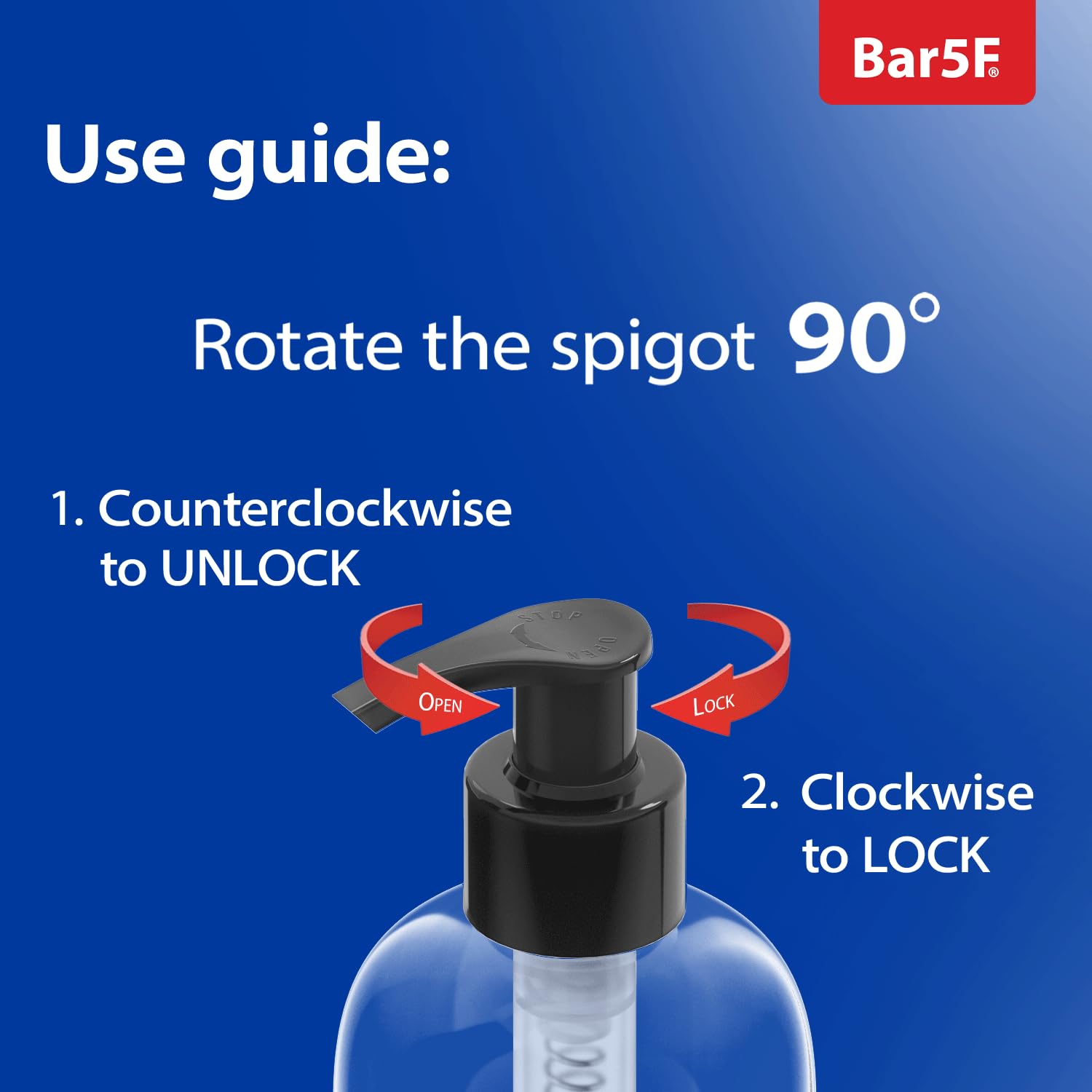 Bar5F 8-Pack Plastic Bottles with Pump Dispenser, 8.5 oz | Leak Proof, Empty, Clear Refillable, BPA Free for Body Wash, Moisturi