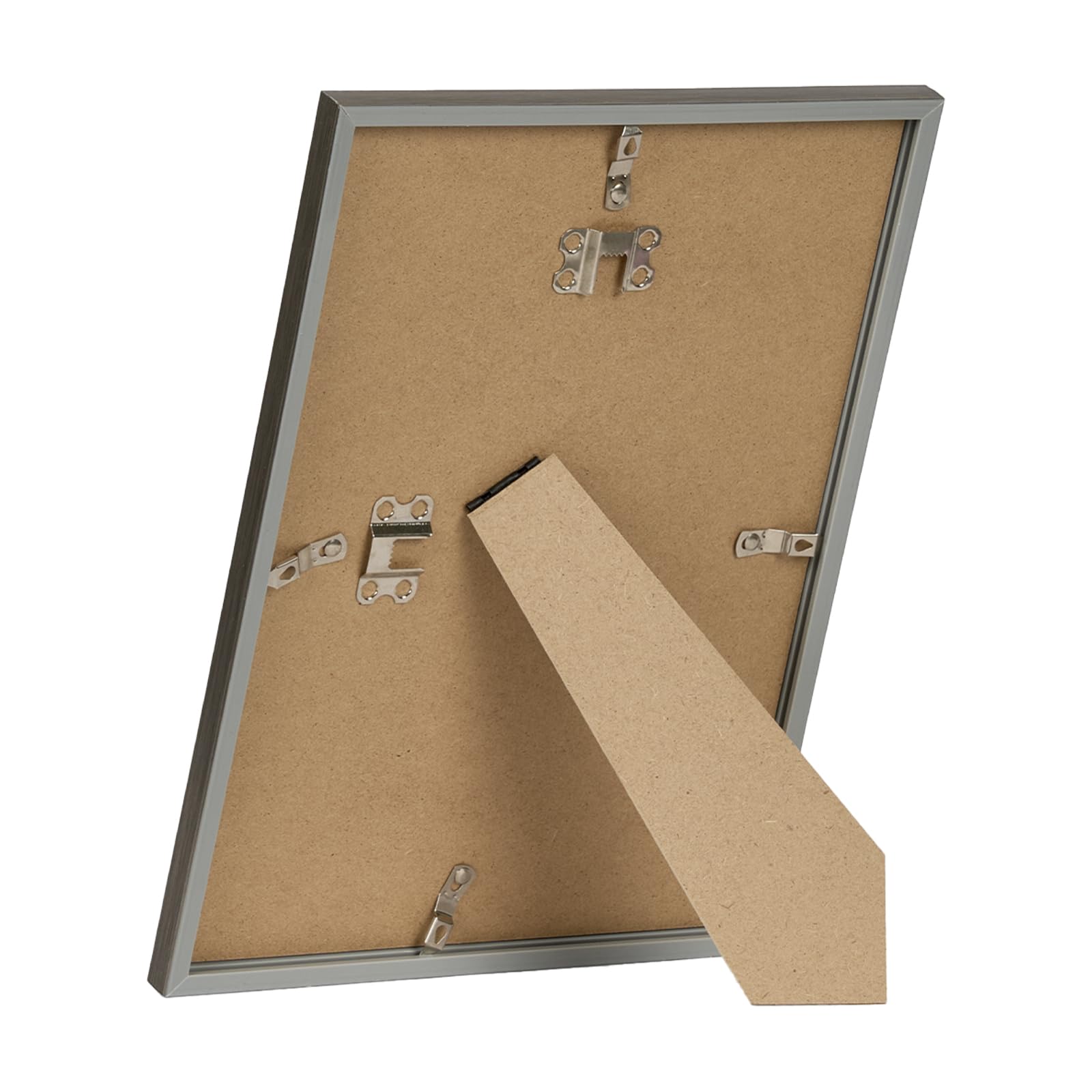 JCJMY 8x11 Picture Frame Silver Gray for Wall Hanging or Tabletop, Wall Mounting Horizontally or Vertically, 8 x 11 Wall Gallery