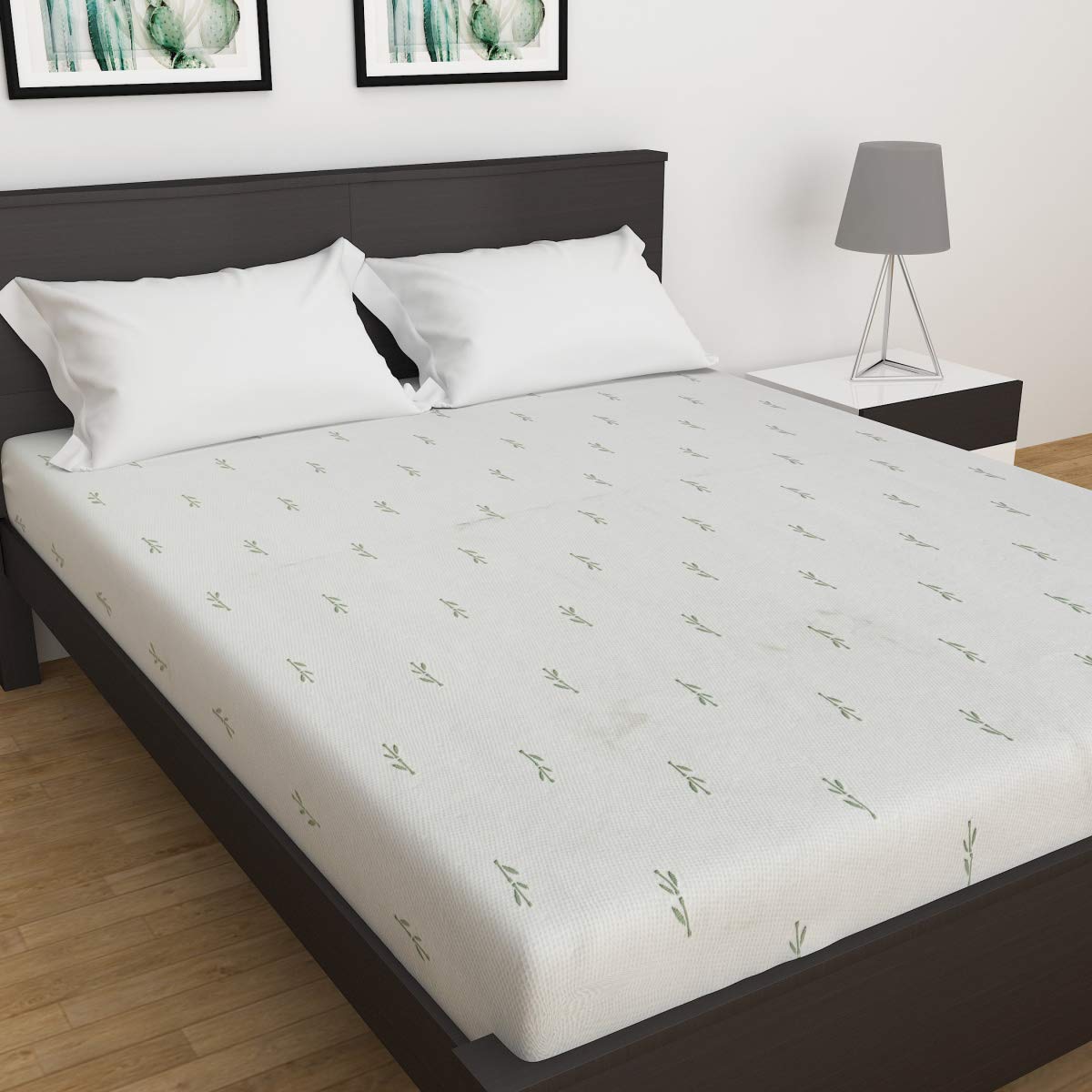 Home Centre Healthy Living Charcoal Queen Size Mattress Topper  150 X 195 Cm