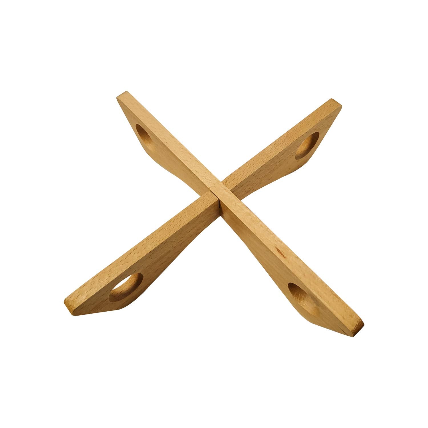 Zhensanhuan Wood Trivet Reversible Pot Holder Detachable