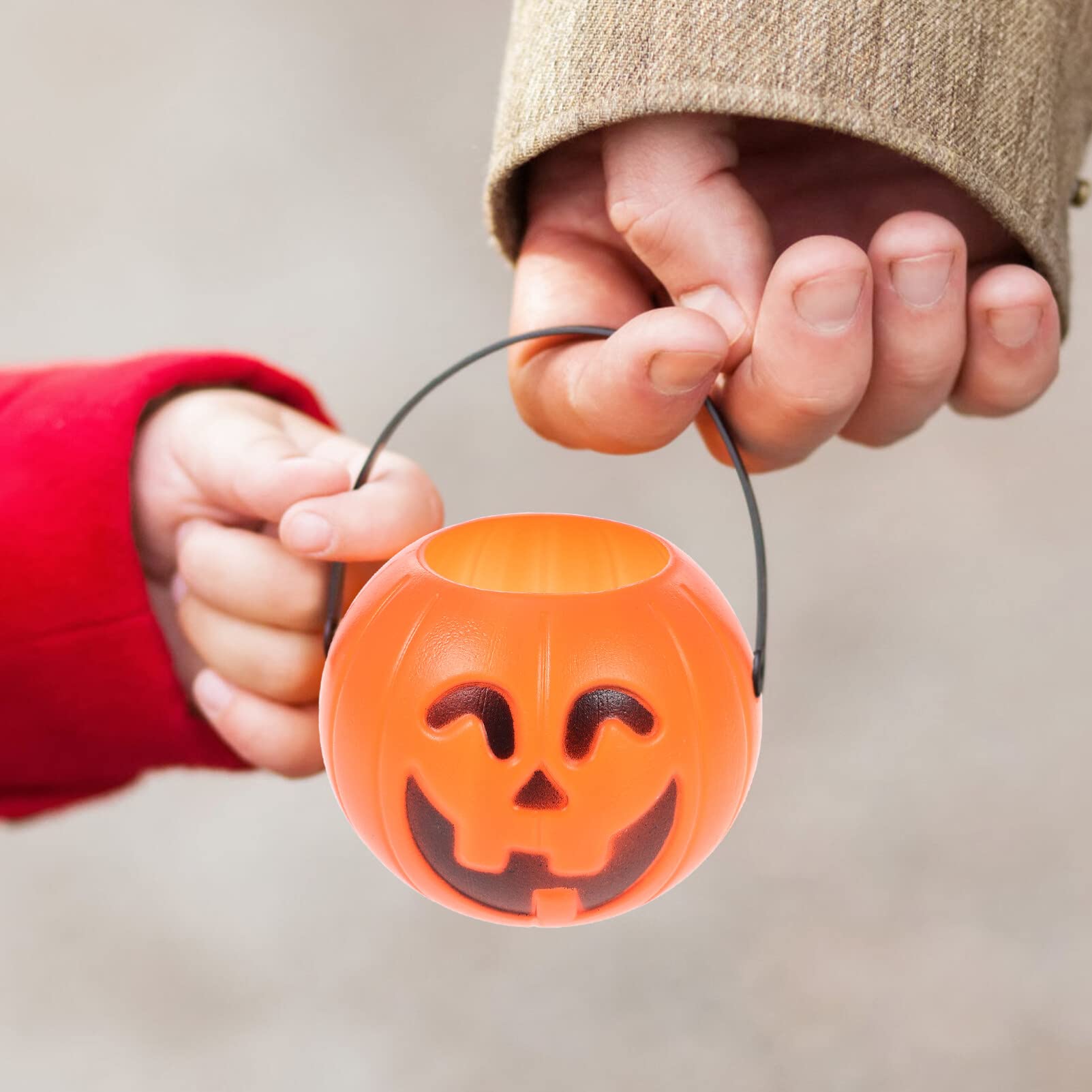 20 Mini Pumpkin Bucket, Mini Pumpkin Bucket For Halloween Masquerade Decoration