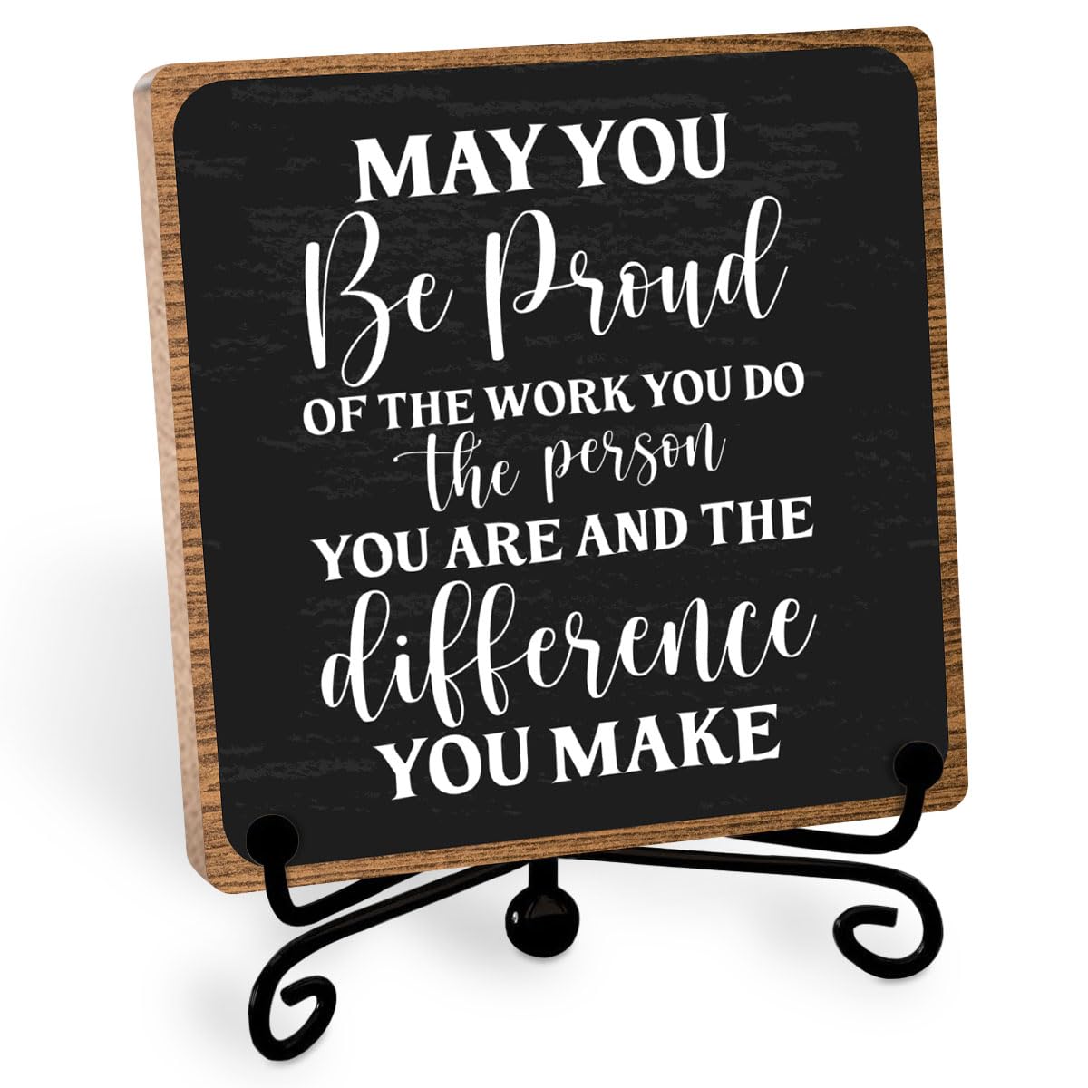Inspirational Office Sign, Coworker Appreciation Gifts, Going Away Gifts for Women Men, Office Table Desk Cubicles Accessories D