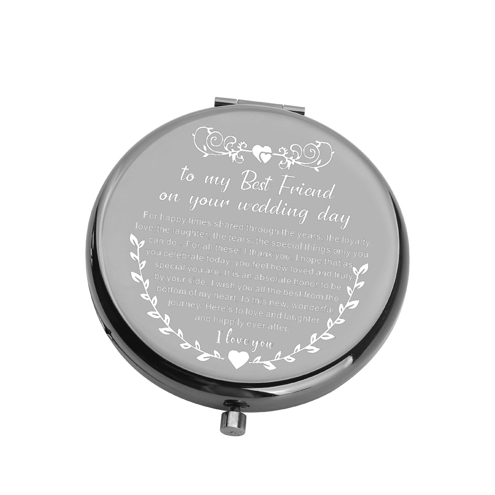 Ujims To My Best Friend On Your Wedding Day Gifts For Bride Best Friend To Bride Makeup Mirror Wedding Gift For Bride (Bestfrien