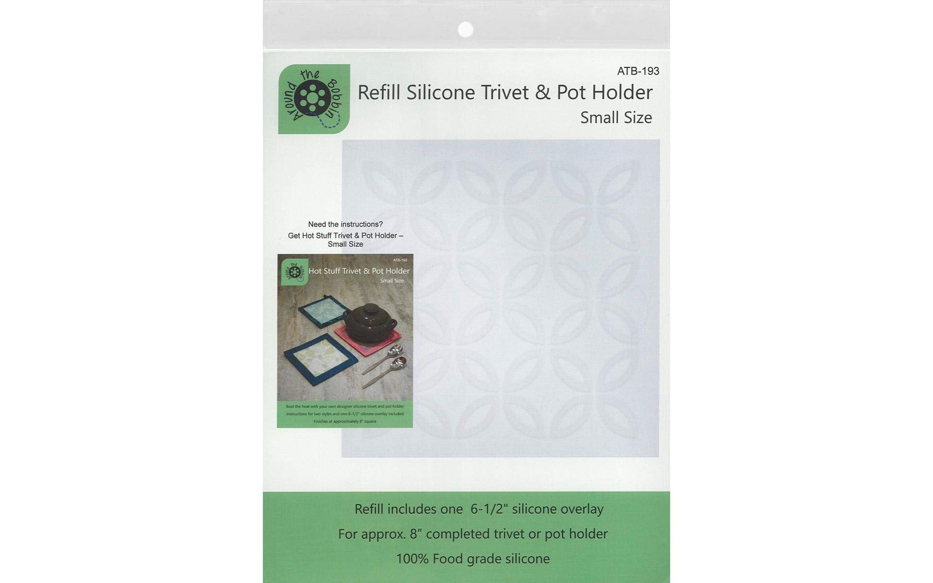 Around The Bobbin Refill Silicone Trivet & Potholder Small Home Decor Accessories, None