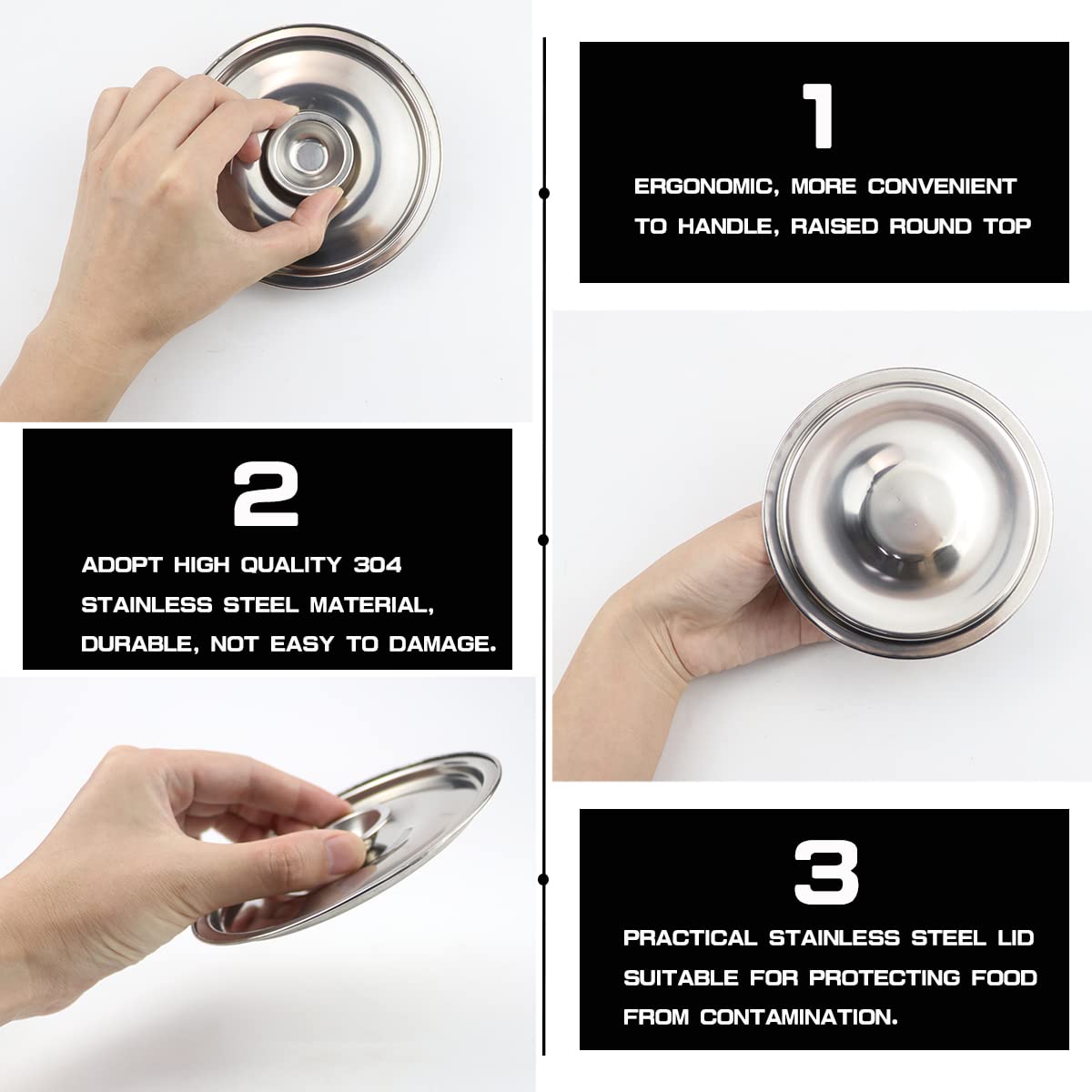 Lnq Luniqi Stainless Steel Universal Lid