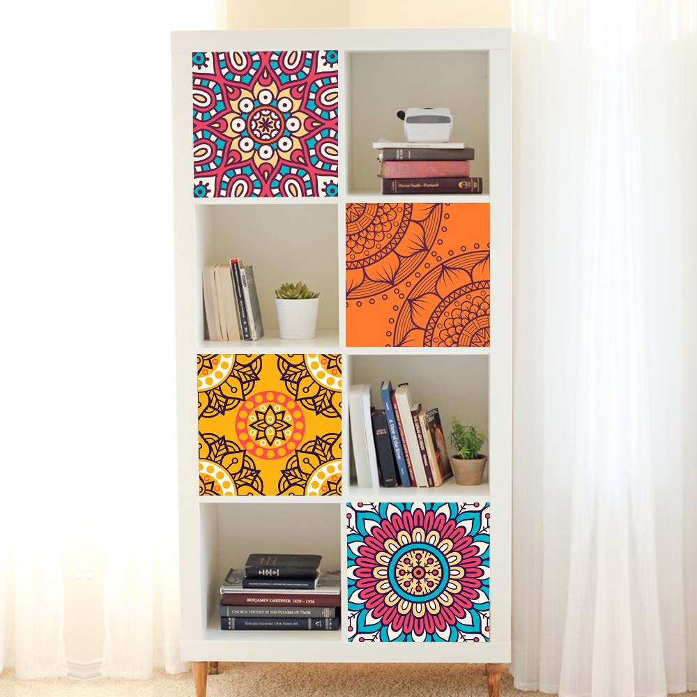 Self-Adhesive Dresser Sticker, Peel And Stick Furniture Skin, Removable Shelf Unit Decals Sticker (011, Expedit/Kallax)
