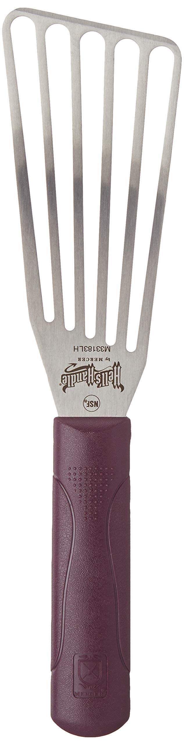 Mercer Culinary Hell'S Handle, Fish Turner/Spatula, Left Handed, 3 Inch X 6 Inch