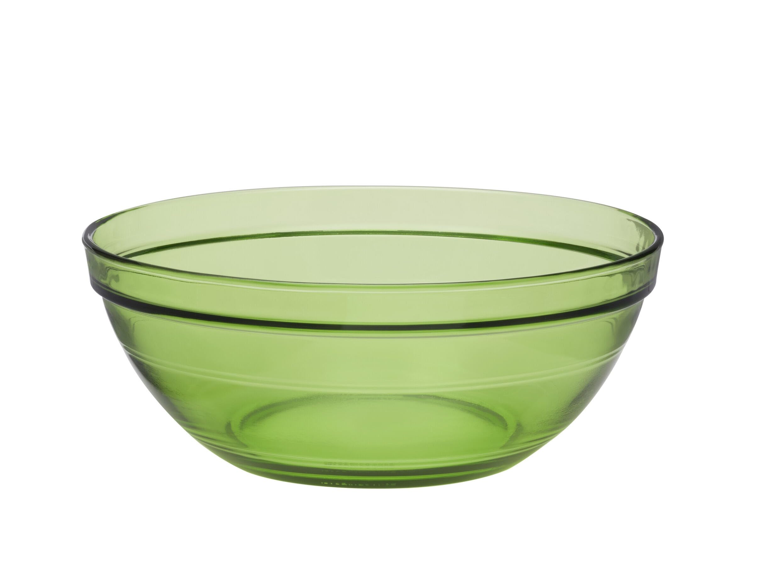 Duralex Gigogne Glass Stackable Mixing Bowls/Prep Bowls Set of 6, Green. 1 qt. / 8?