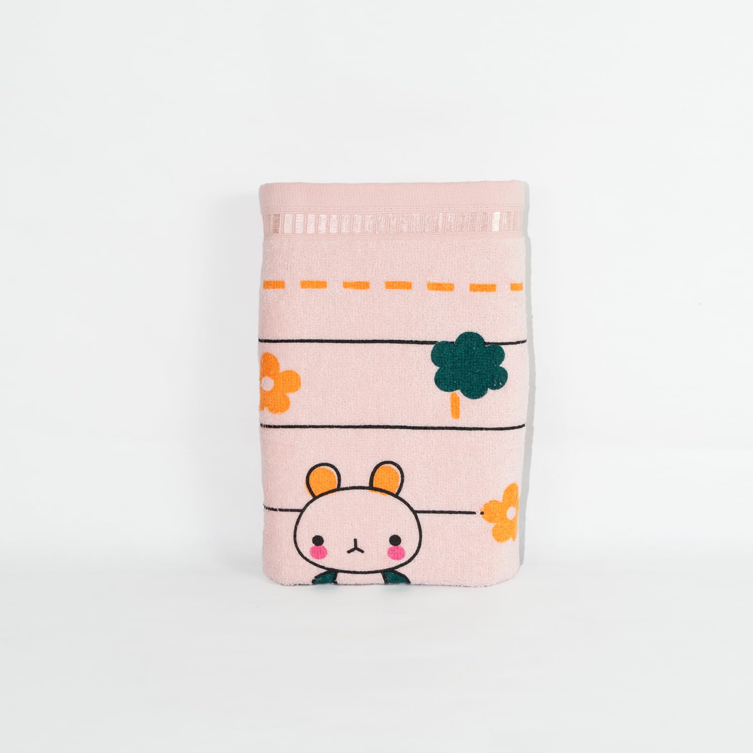 Rangoli Baby Towel, 100% Cotton, 410 Gsm, Kids Bath Towel Super Soft & Highly Absorbent, AntiBacterial & AntiOdour, Multipurpo
