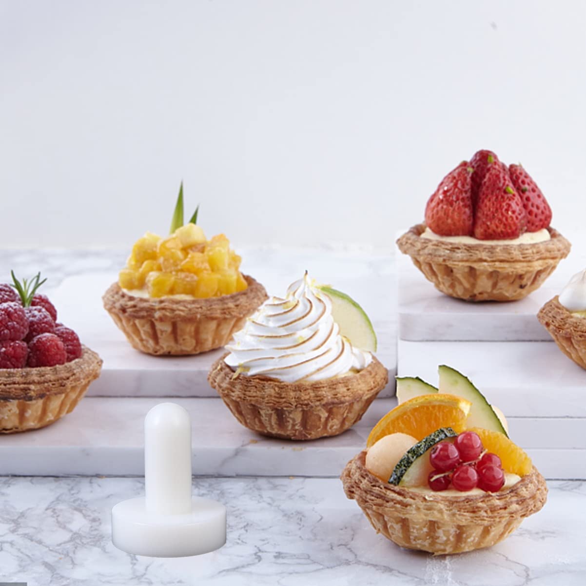 Cheesecake Pastry Dough Tamper Egg Tart Molds Tart Tamper Dough Presser Pastry Tamper Baking Presser Egg Tart Skin Presser Torti