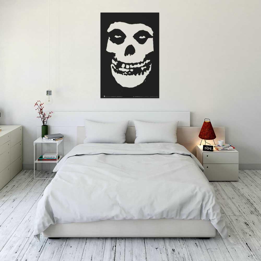 The Misfits (Skull, No Text) Music Poster Print Poster Poster Print, 24X36