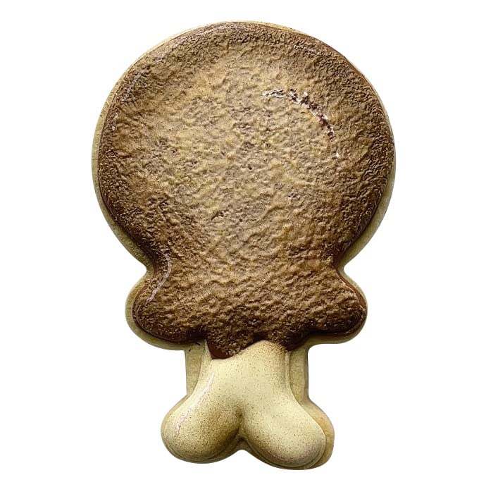 Liliao Thanksgiving Turkey Leg Cookie Cutter - 2.7 X 3.9 Inches - Stainless Steel