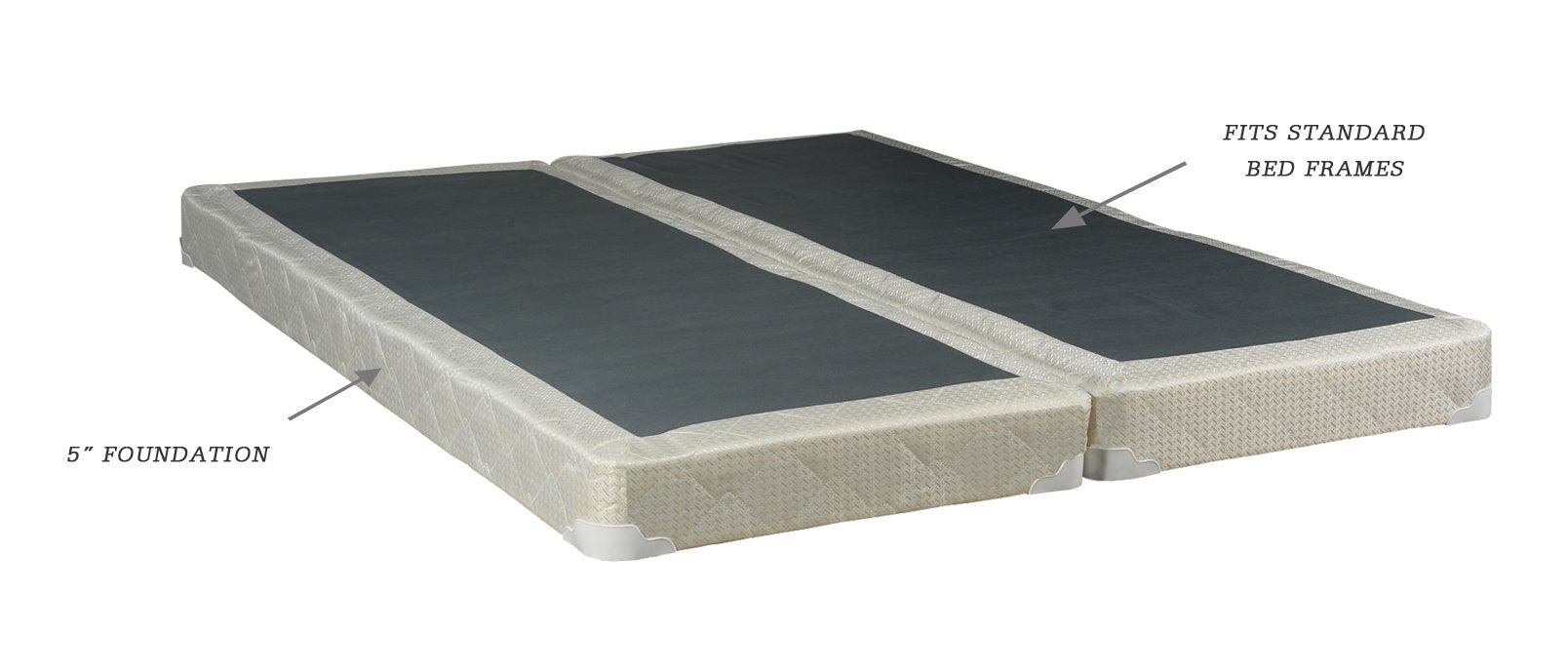Low Profile Split Wood Traditional Box Spring/Foundation For Mattress Set