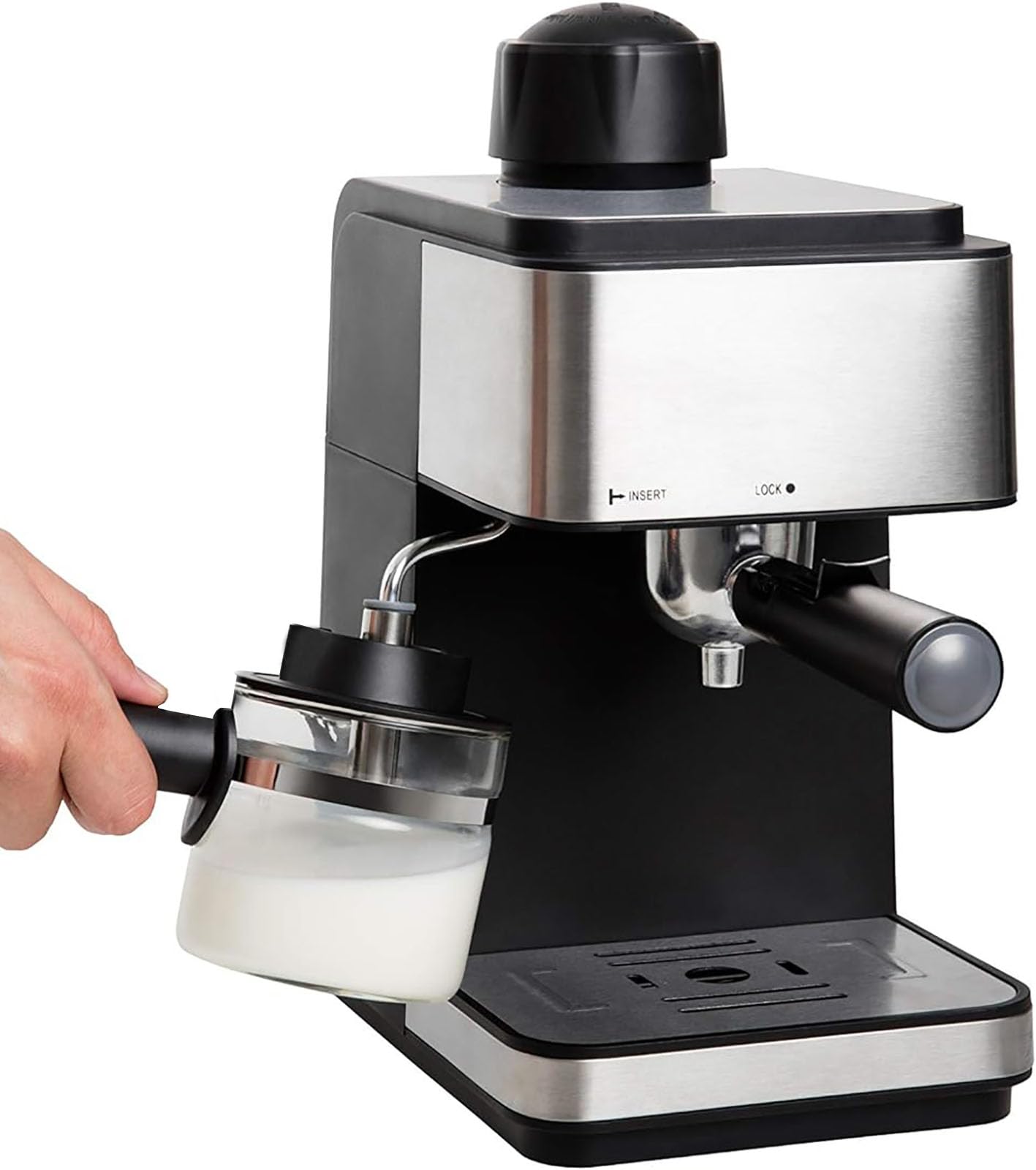 4 Cup Espresso Accessories Espresso Glass Coffee Pot Replacement For Imusa, Hamilton Beach, Mr.Coffee, Breville, Univen Espresso