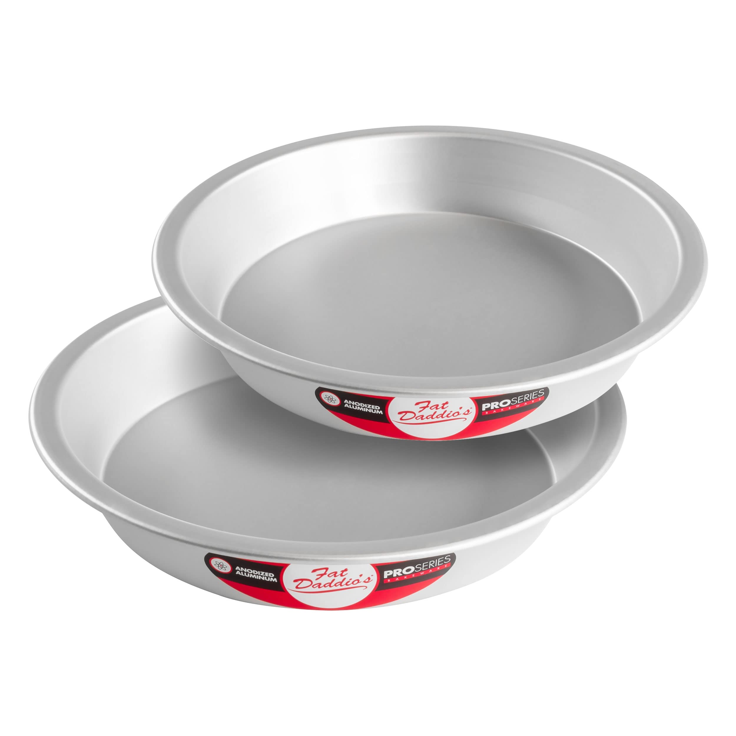 Fat Daddio'S Pie-9Set Anodized Aluminum Pie Pan, 9 X 1.5 Inch, Set Of 2