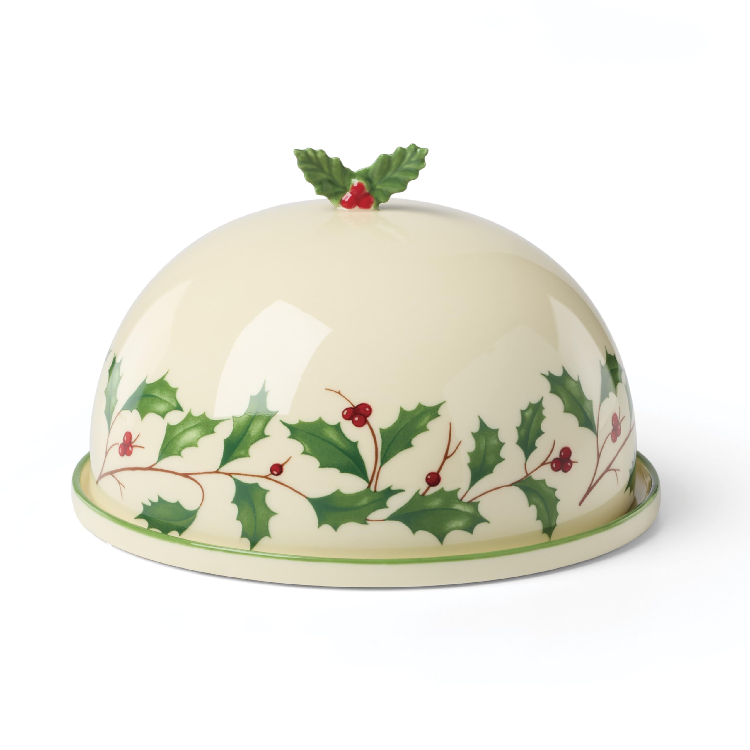 Lenox 898272 Holiday Covered Dish, Small, Christmas, Festive Serveware