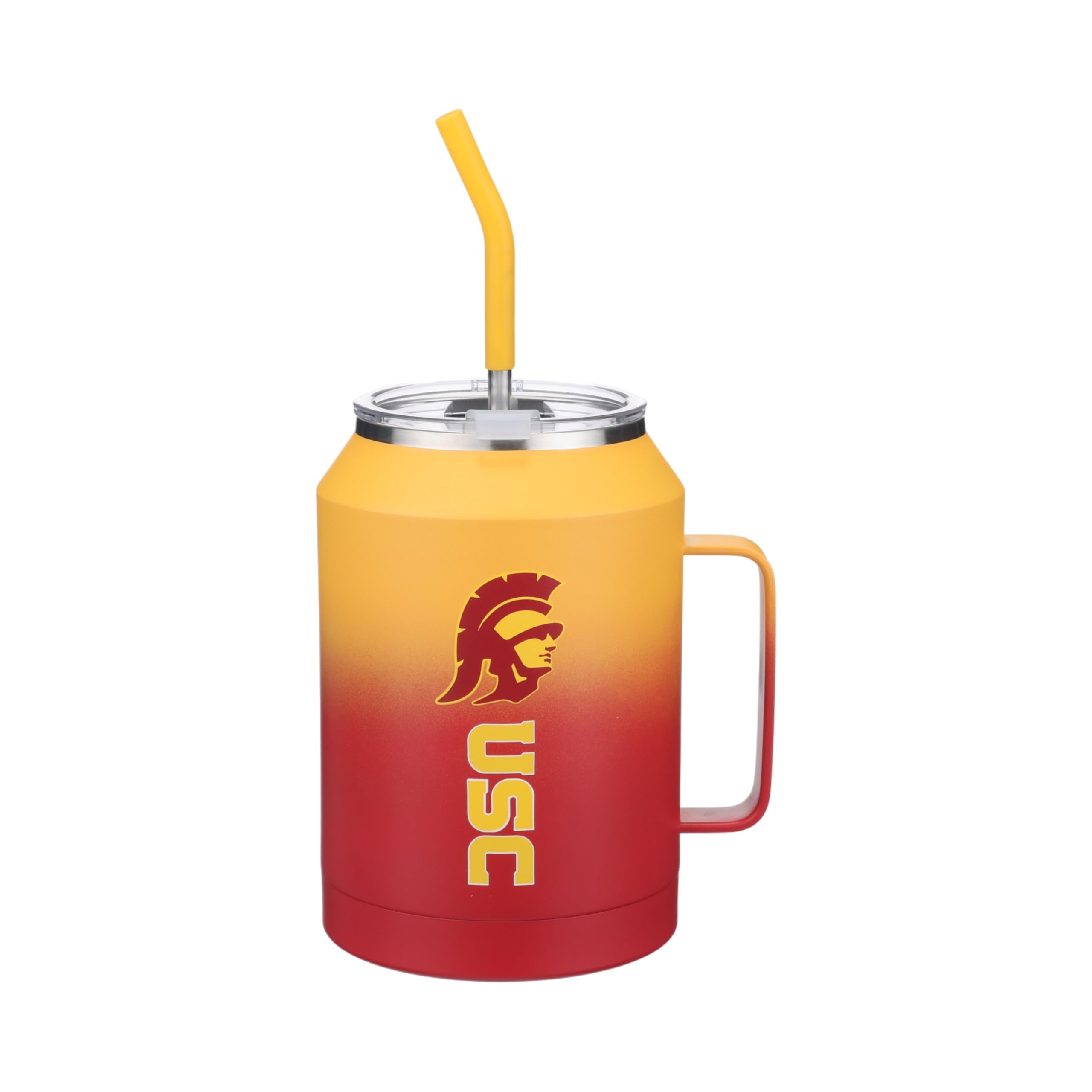 The Memory Company Officially Licensed 50oz Ombre Water Jug with Handle and Straw, University of Southern California