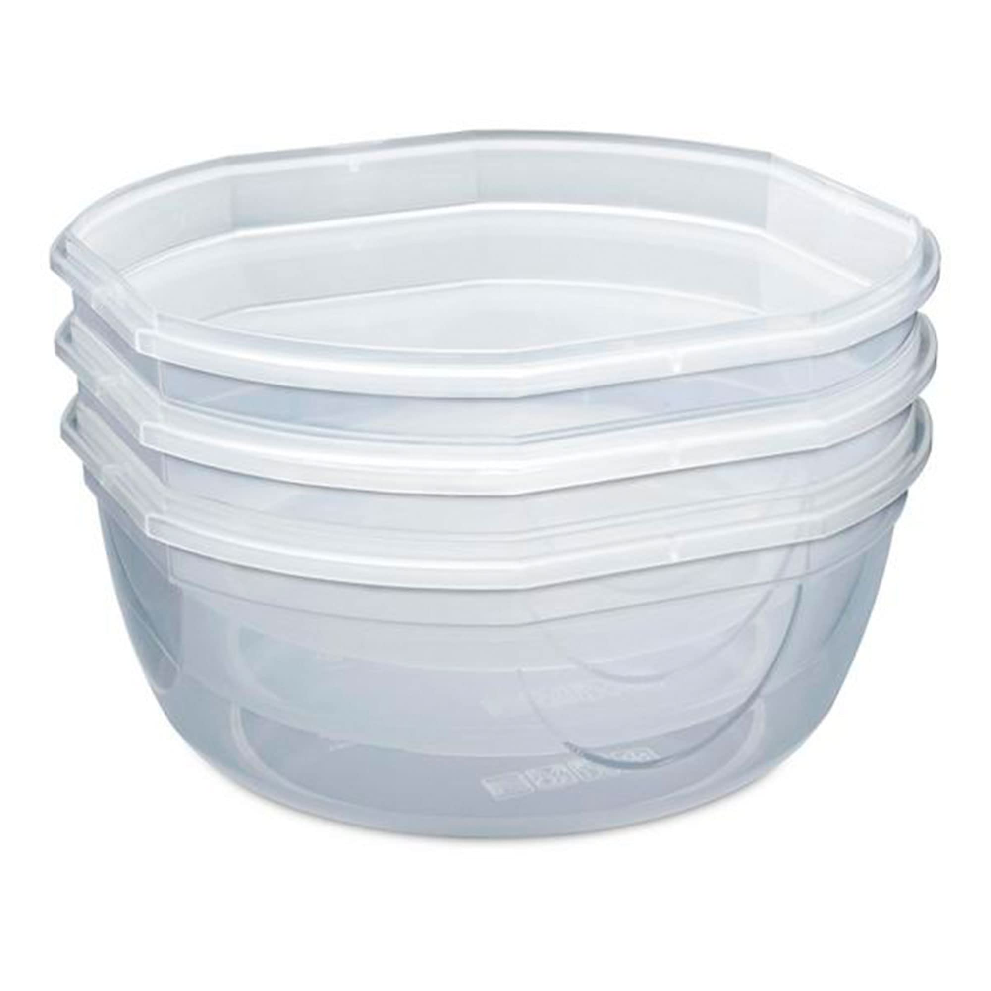 Sterilite Ultra Seal Latching Bowl, 4.7 Quart, Red, Model 254002 - Durable and Convenient Storage Solution