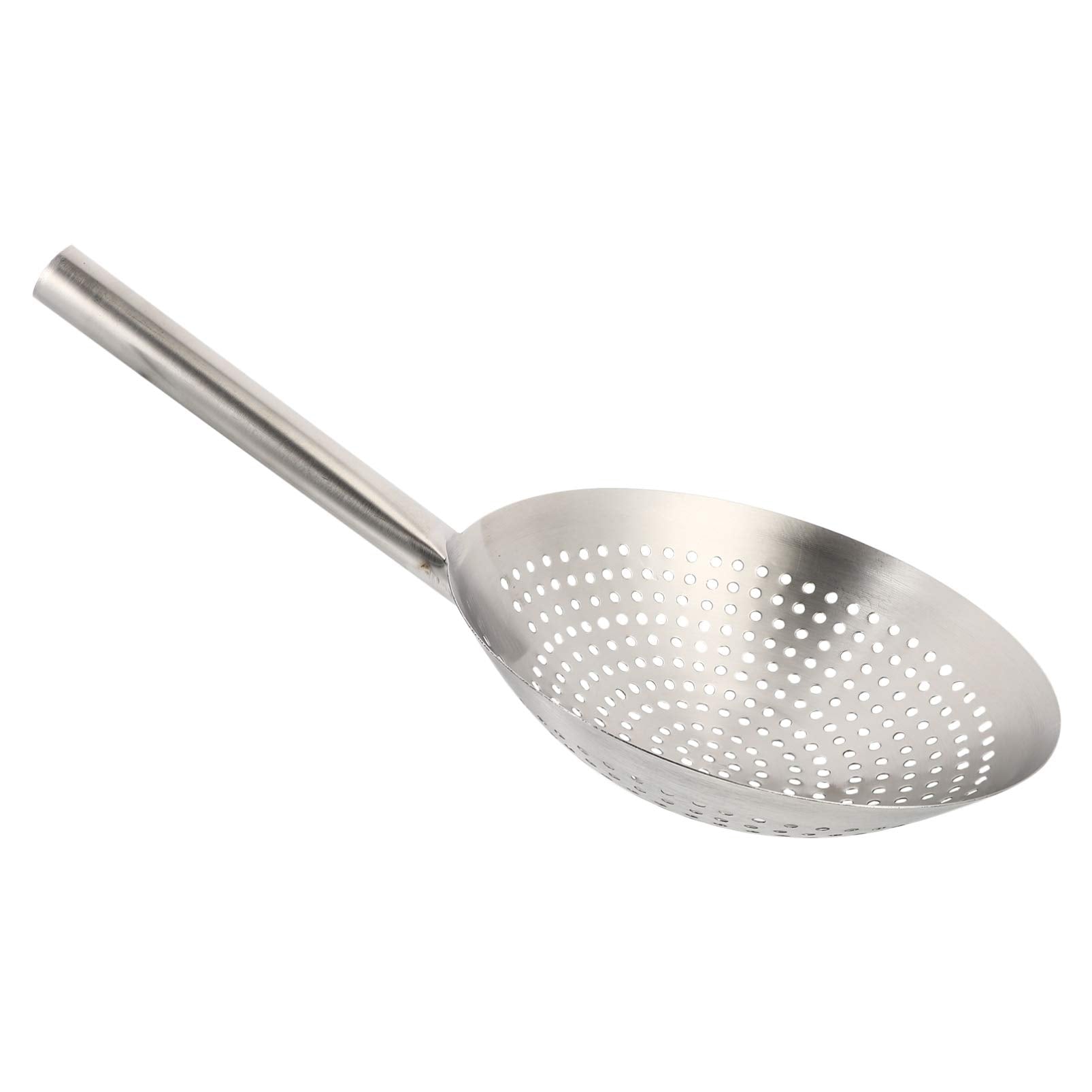 Yardwe Pasta Strainer Stainless Steel Skimmer Spoon Slotted Strainer Ladle Fine Mesh Wire Oil Filter Mandarin Colander Scoop For