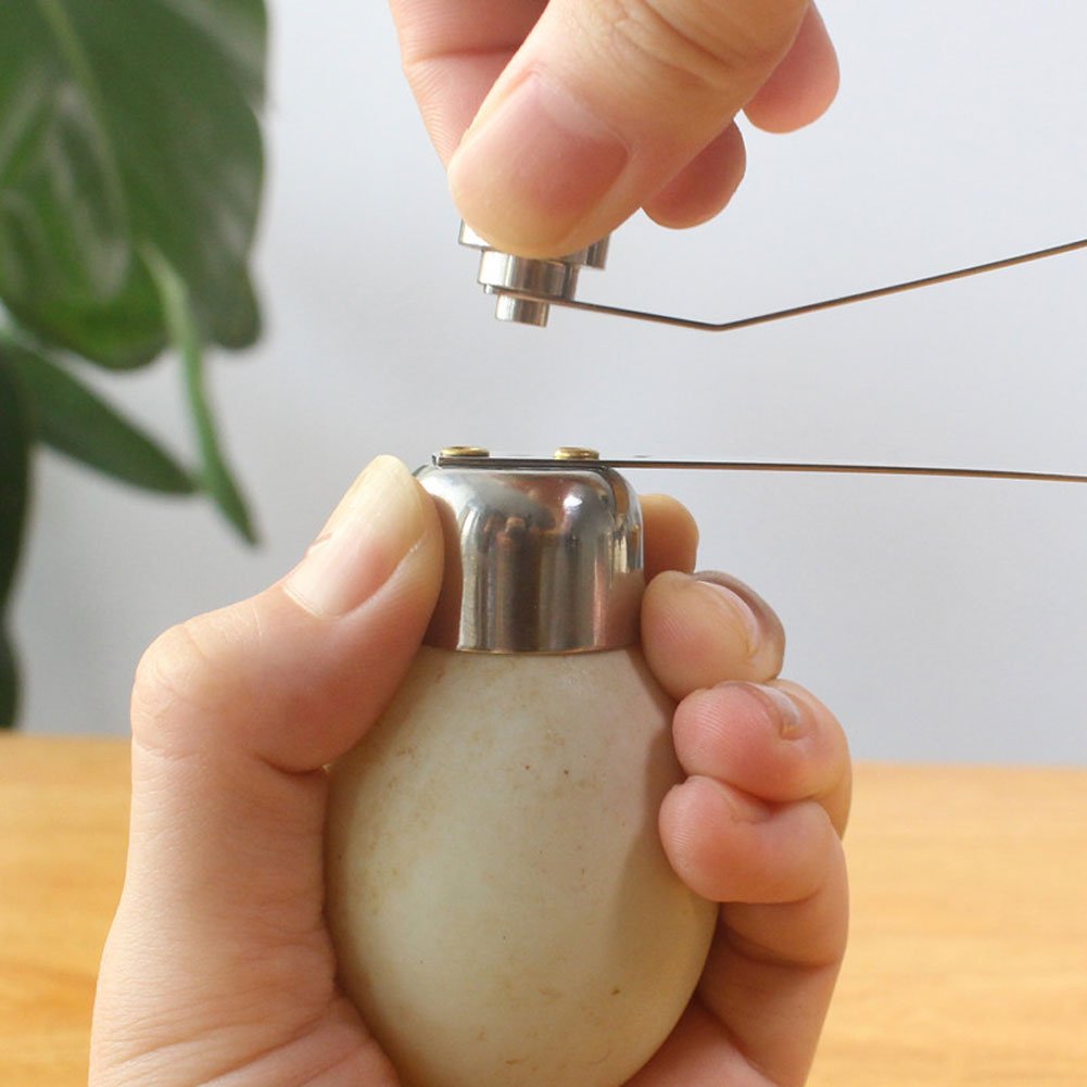 Egg Cracker Topper, Stainless Steel Egg Shell Opener Egg Cracker Separator For , Soft Or Hard Boiled Egg(S)
