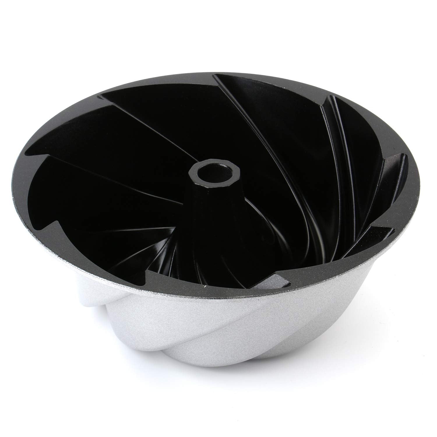 Tosnail 9-Inch Non-Stick Fluted Cake Pan Round Cake Pan Specialty And Novelty Cake Pan