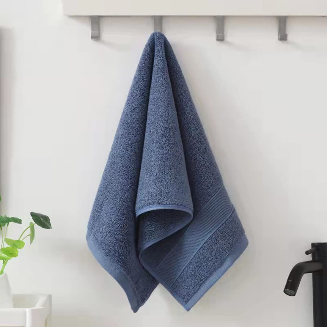 Lruuidde Bathroom Hand Towels 2 Set,Cotton Hand Towel For Bath, Hand, Face, Kitchen, Super Soft, Highly Absorbent, Machine Washa