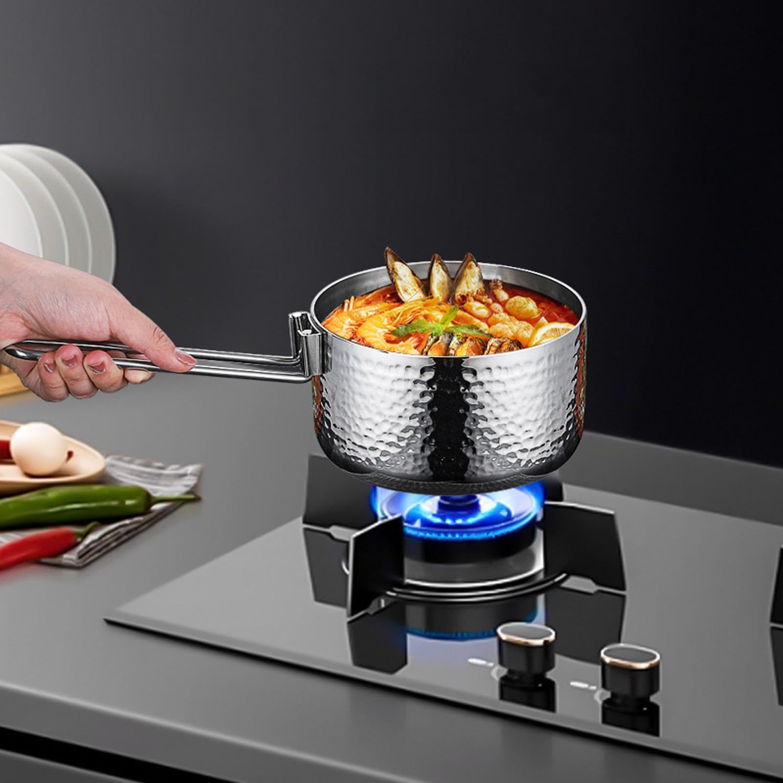 Myaddiction Household Frying Pan Steak Pancakes Pan Multiuse Saucepan For Home Use Hotel