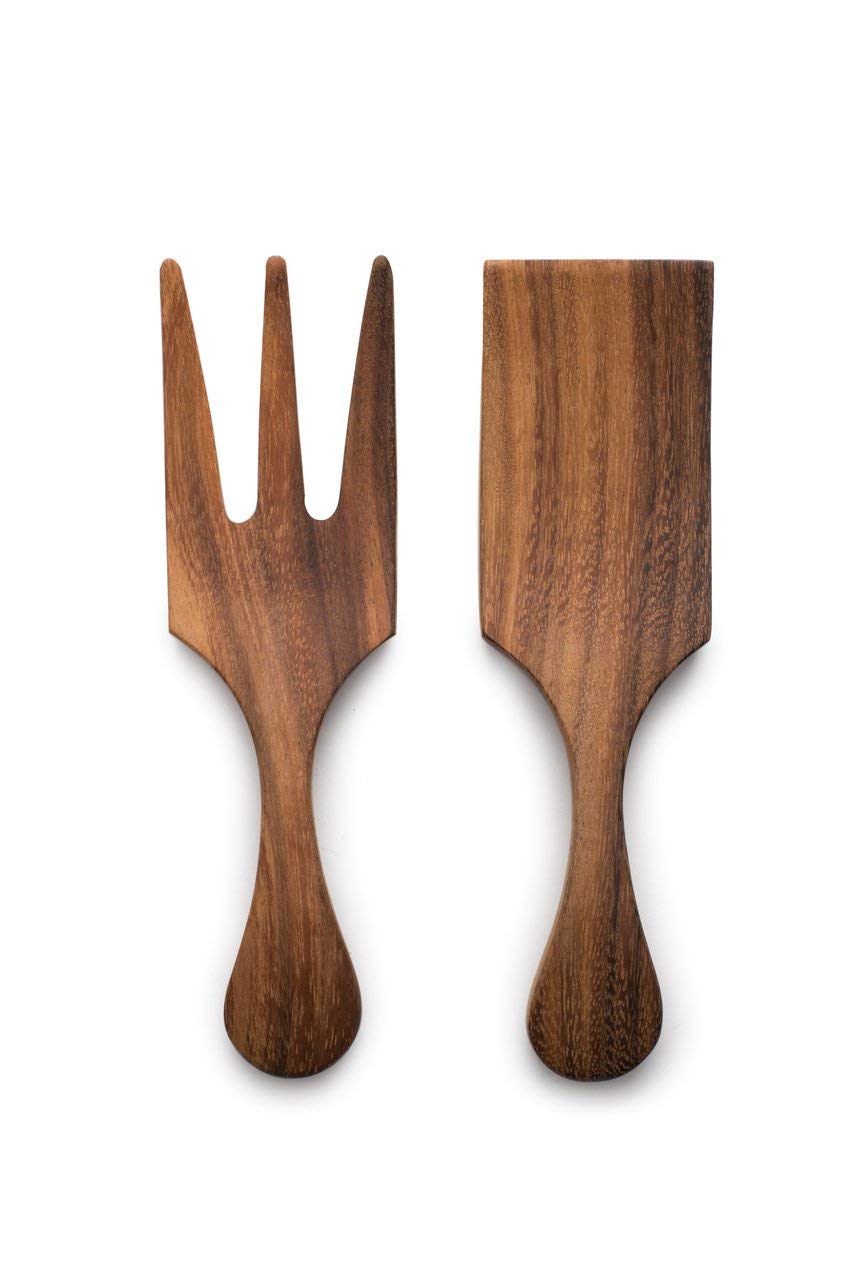 Ironwood Gourmet Servers, Medium, Large Tulip Salad Bowl