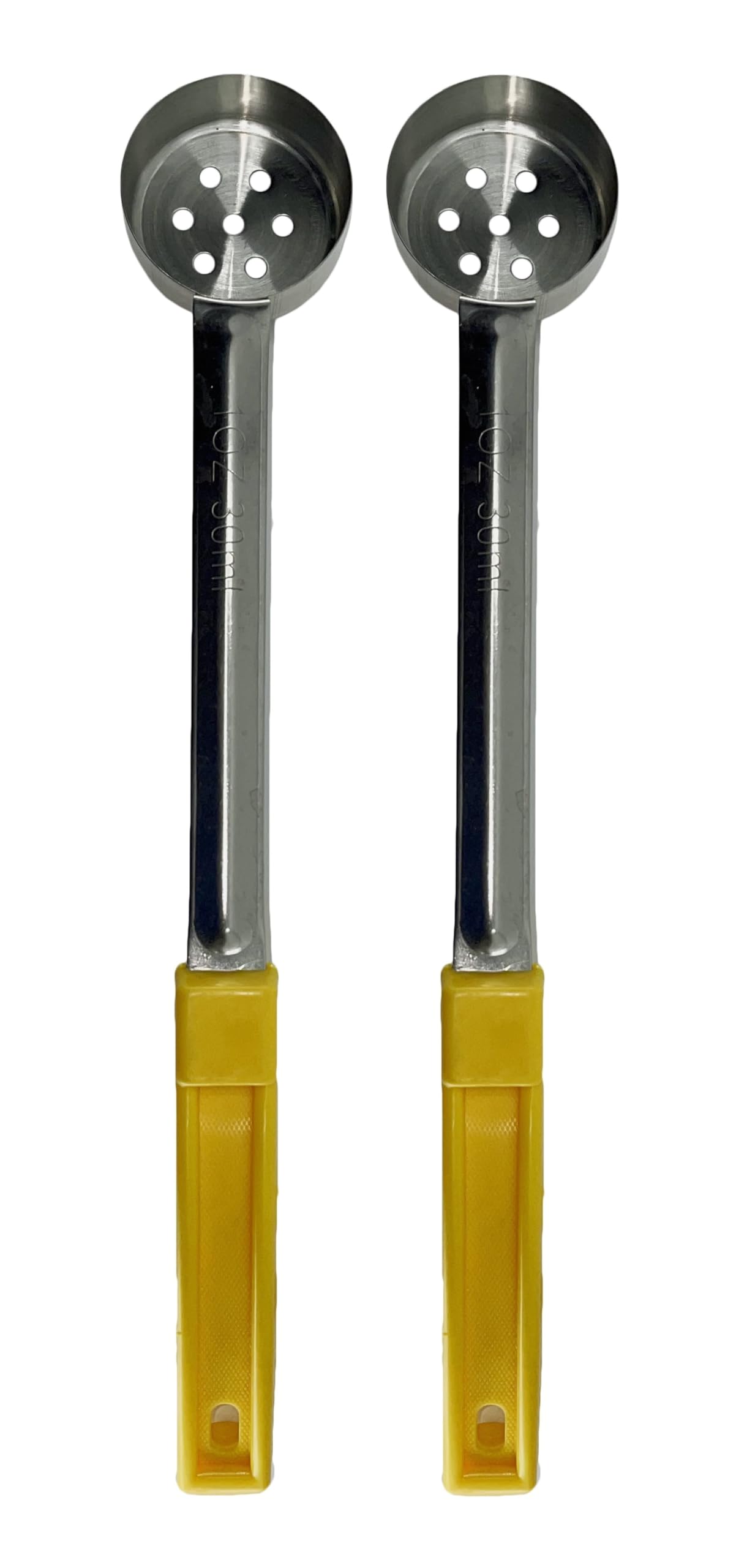 Stainless Steel Portion Control Serving Spoon - Pack of 2 (1 oz. Perforated)