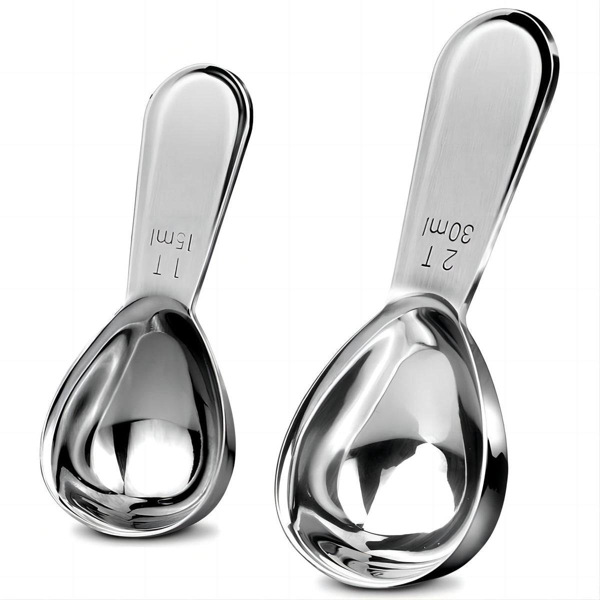 Greatlink Stainless Steel 430 Coffee Scoop, Coffee Measuring Spoon Sho ...